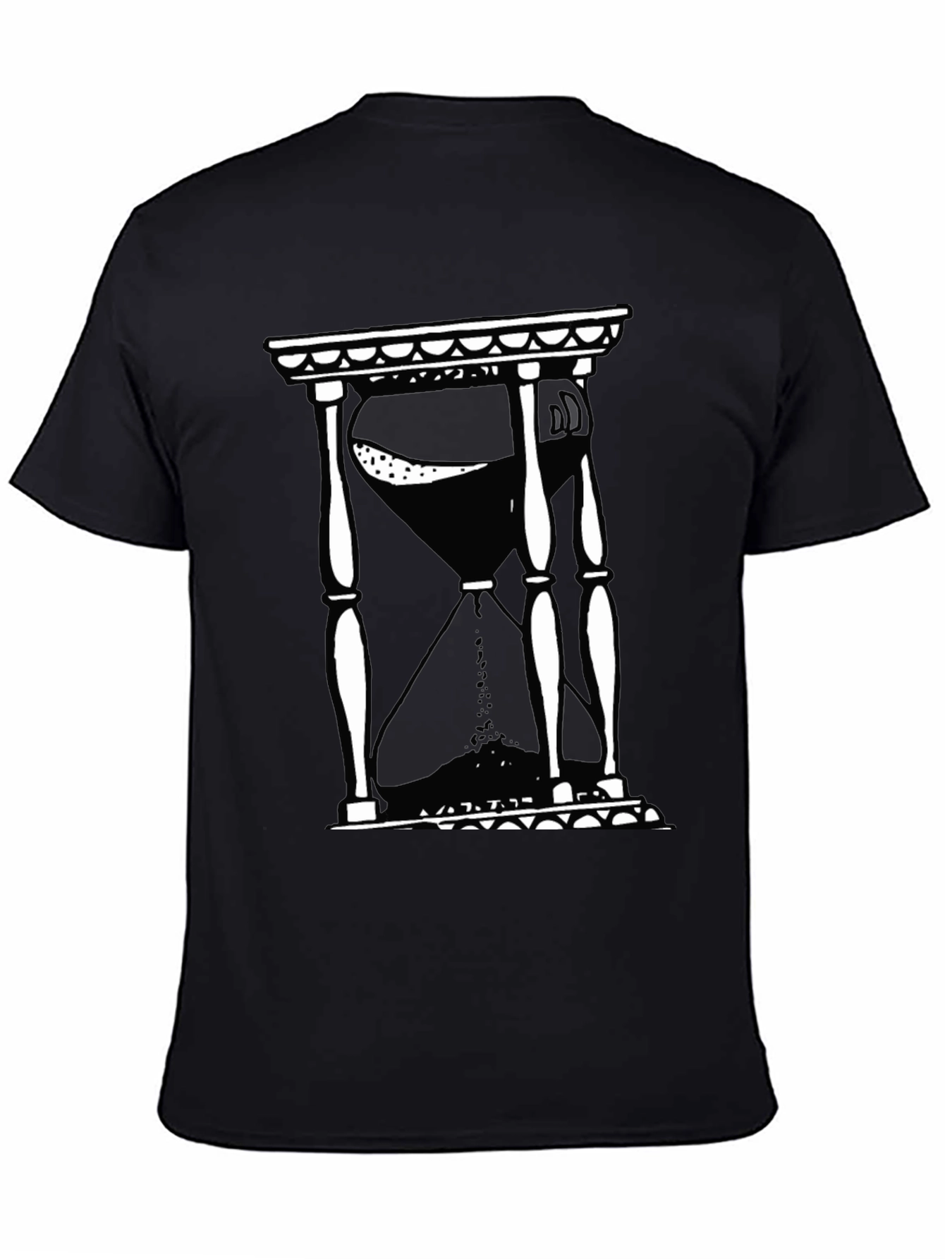 Hourglass Graphic T-Shirt - Black - 4