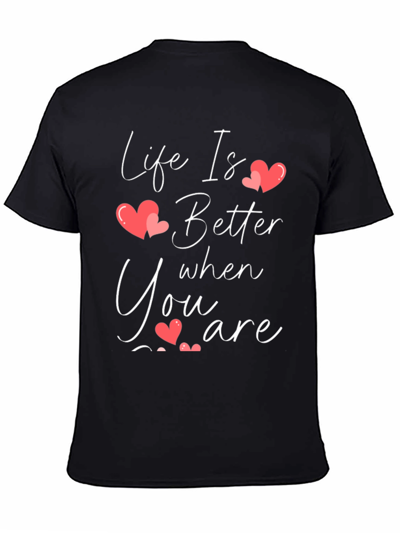 Black Life is Better T-Shirt view 4