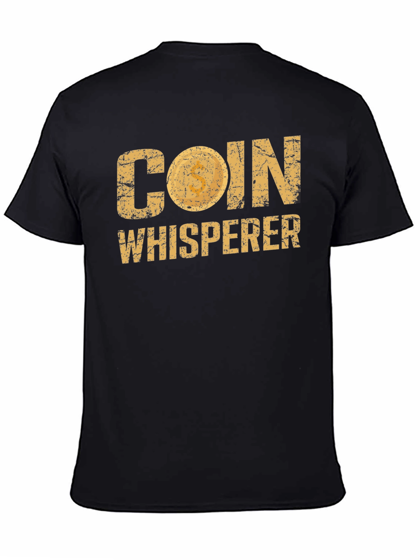 Black Coin Whisperer T-Shirt - Crypto Trading Tee view 4