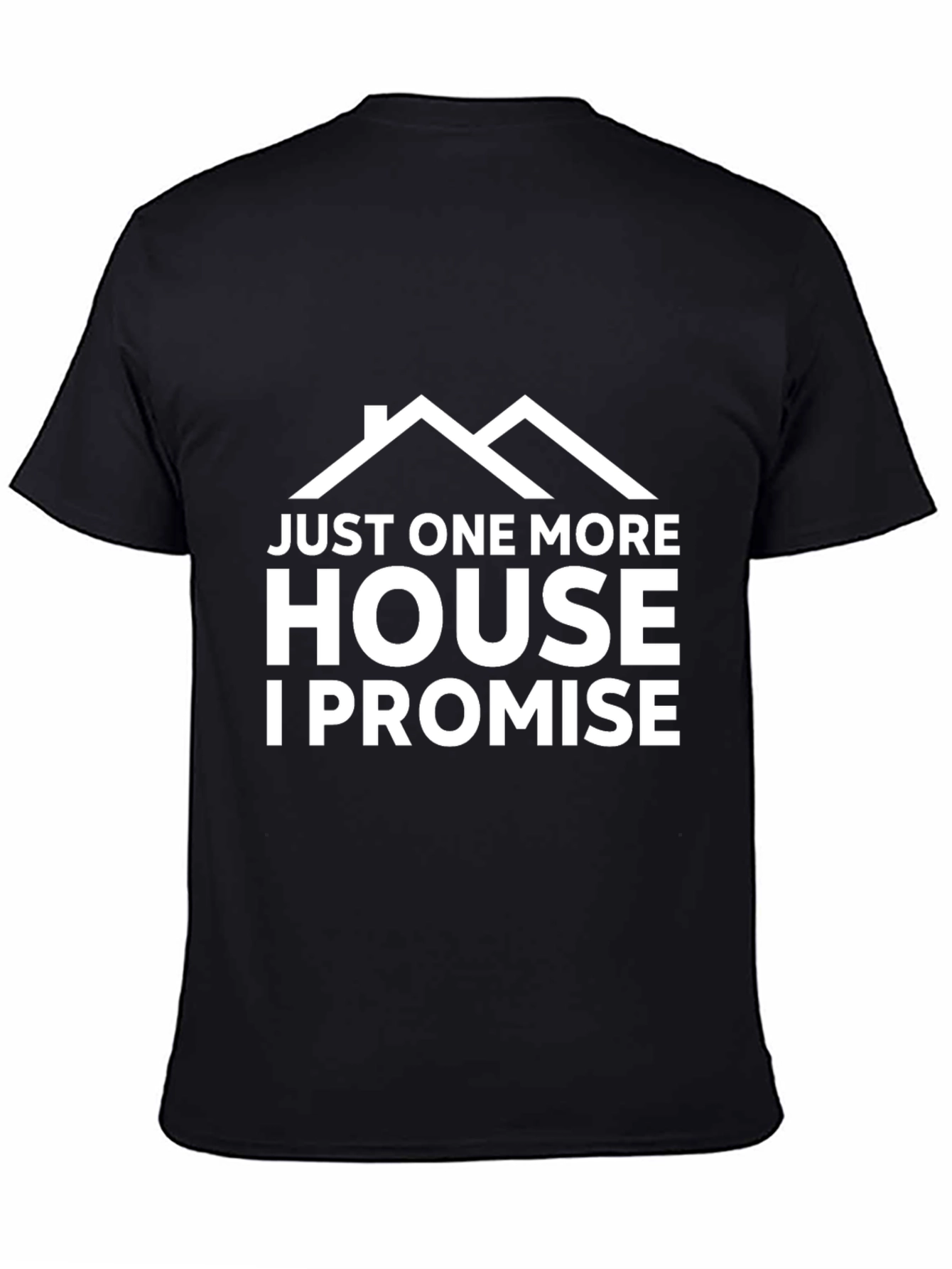 Black Just One More House T-Shirt - Black view 4