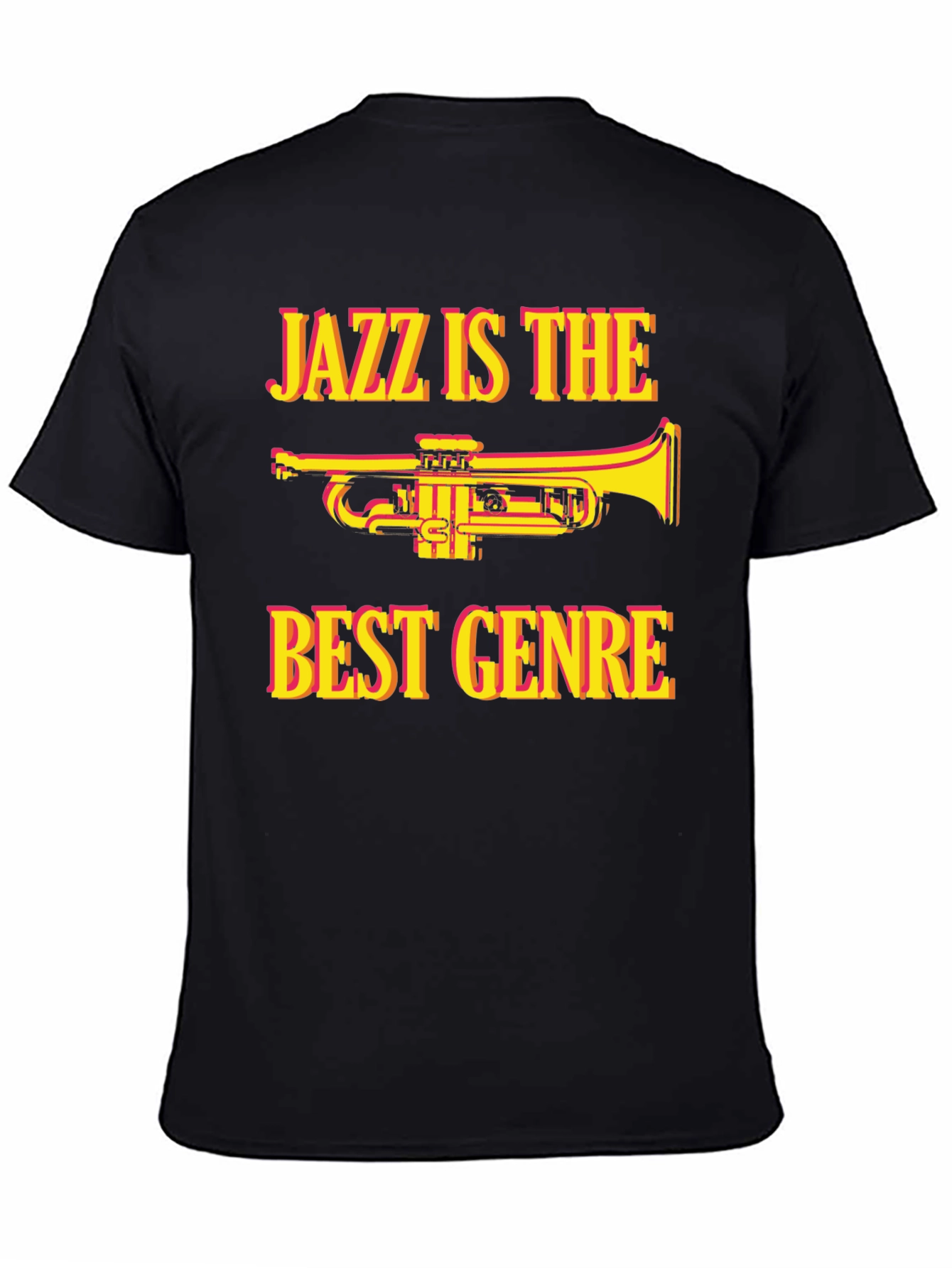 Black Jazz is the Best Genre T-Shirt - Music Lover Tee view 4