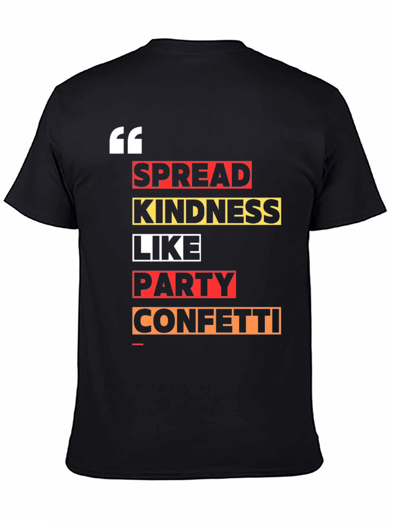 Black Spread Kindness Graphic Tee - Trendy Slogan Shirt view 4