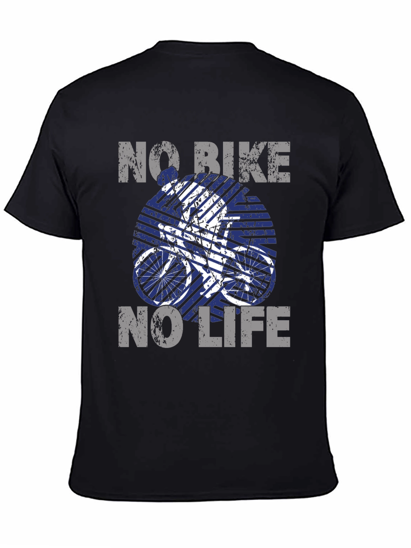 Black No Bike, No Life - Graphic Tee view 4