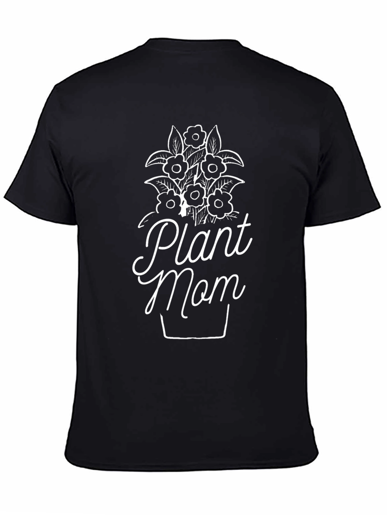 Plant Mom Black Graphic Tee - 4
