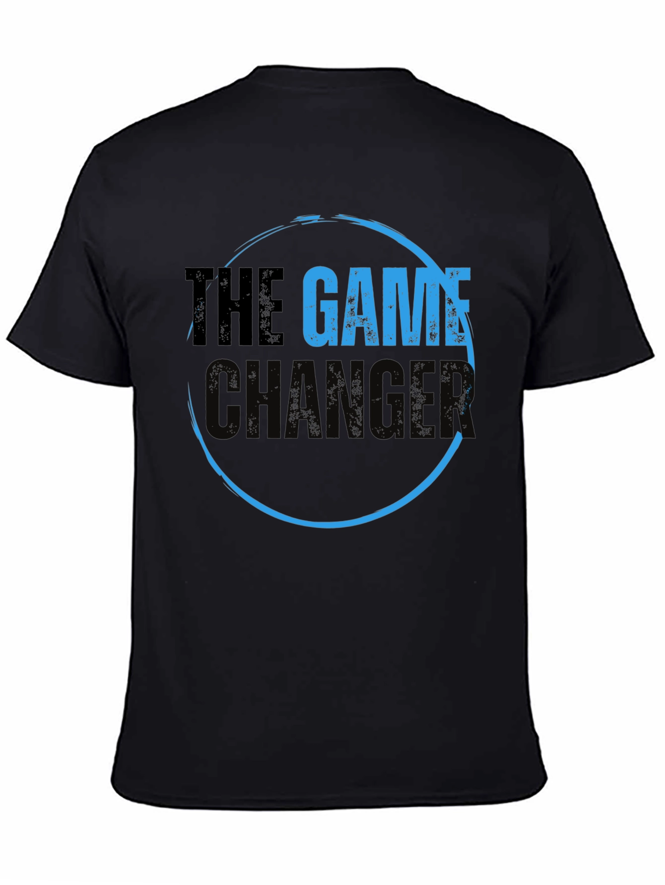 Black The Game Changer Graphic T-Shirt view 4