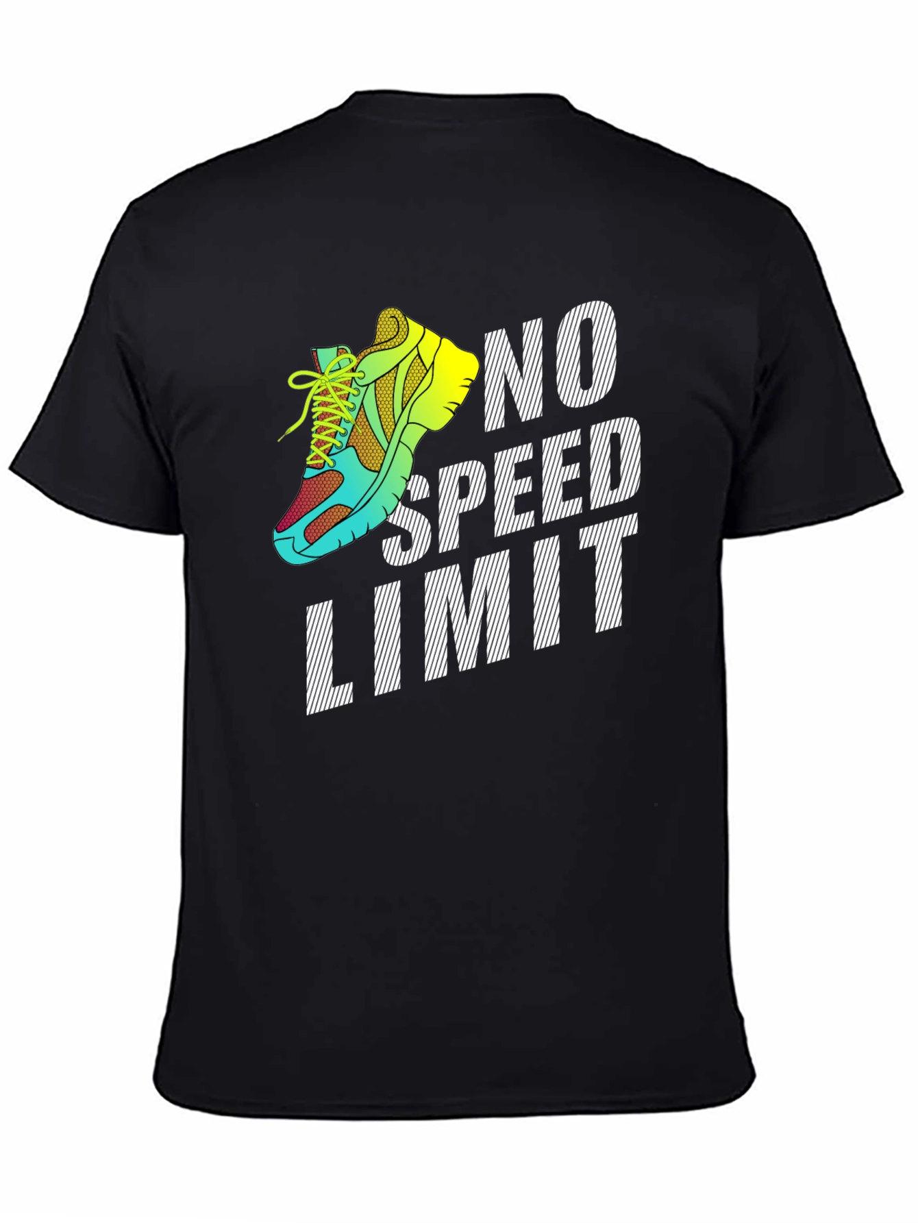 No Speed Limit Runner Graphic T-Shirt - 4
