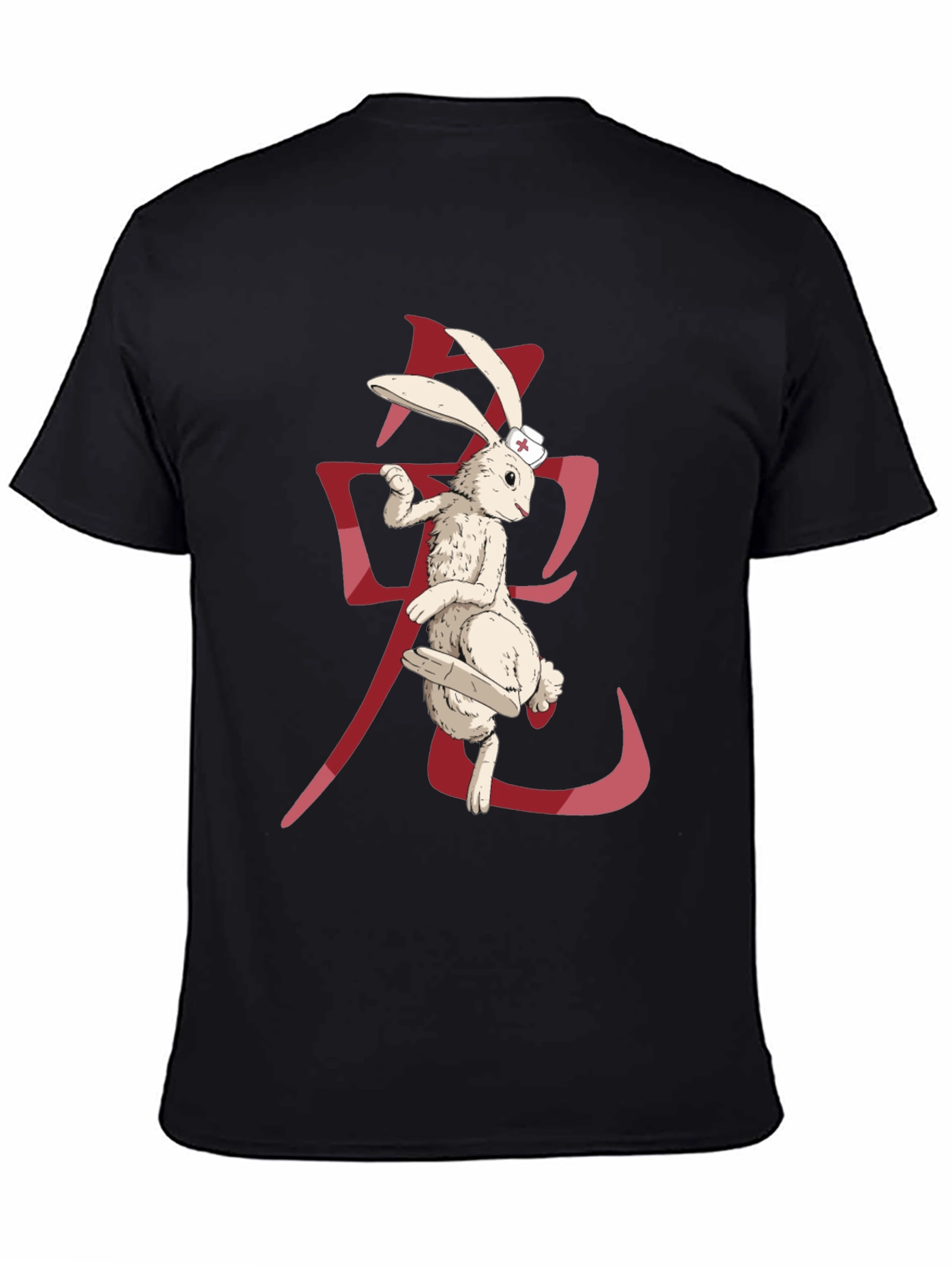 Black Rabbit Nurse Graphic Tee view 4