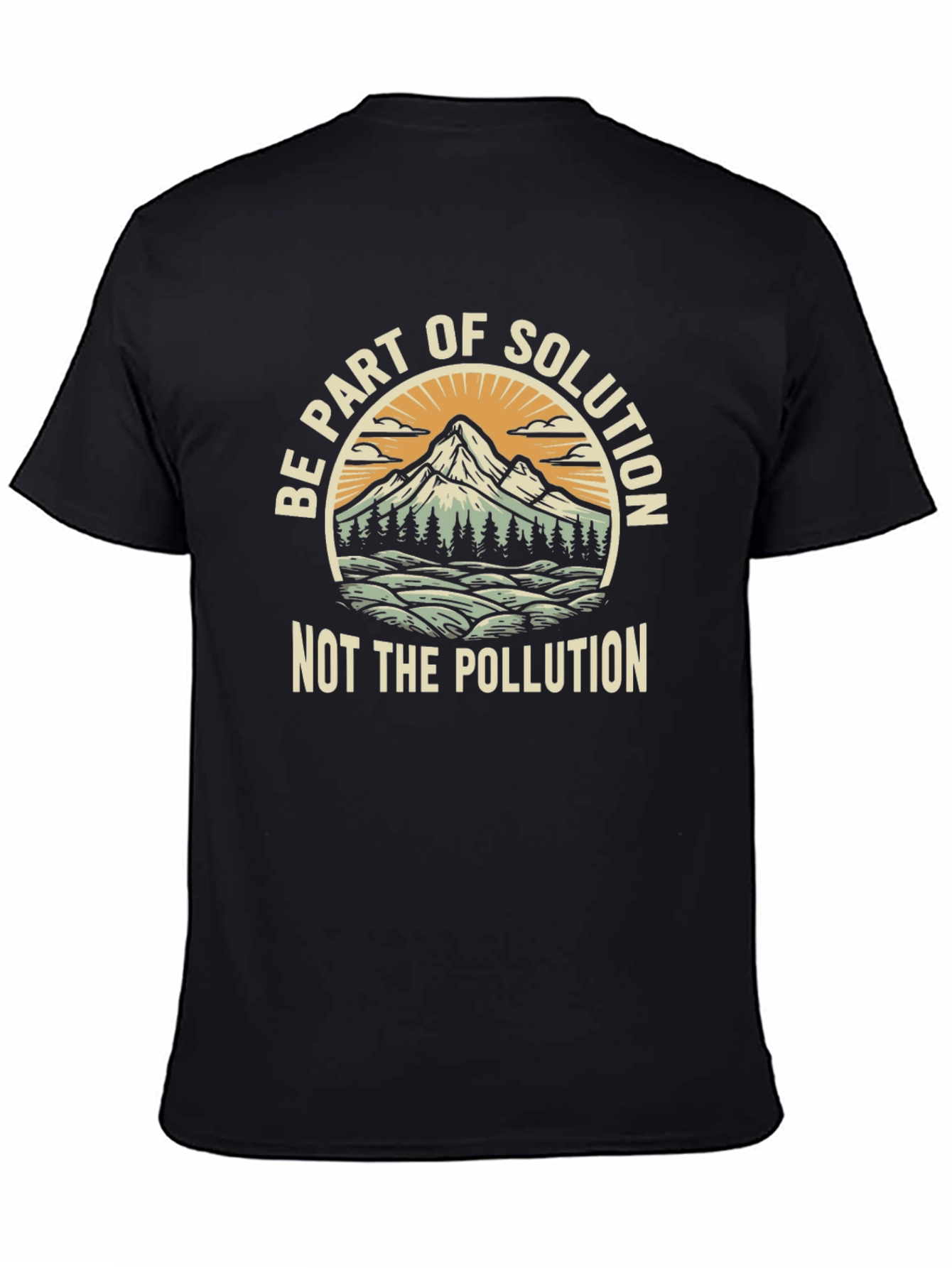 Eco-Friendly "Be Part of Solution" Graphic Tee - 4