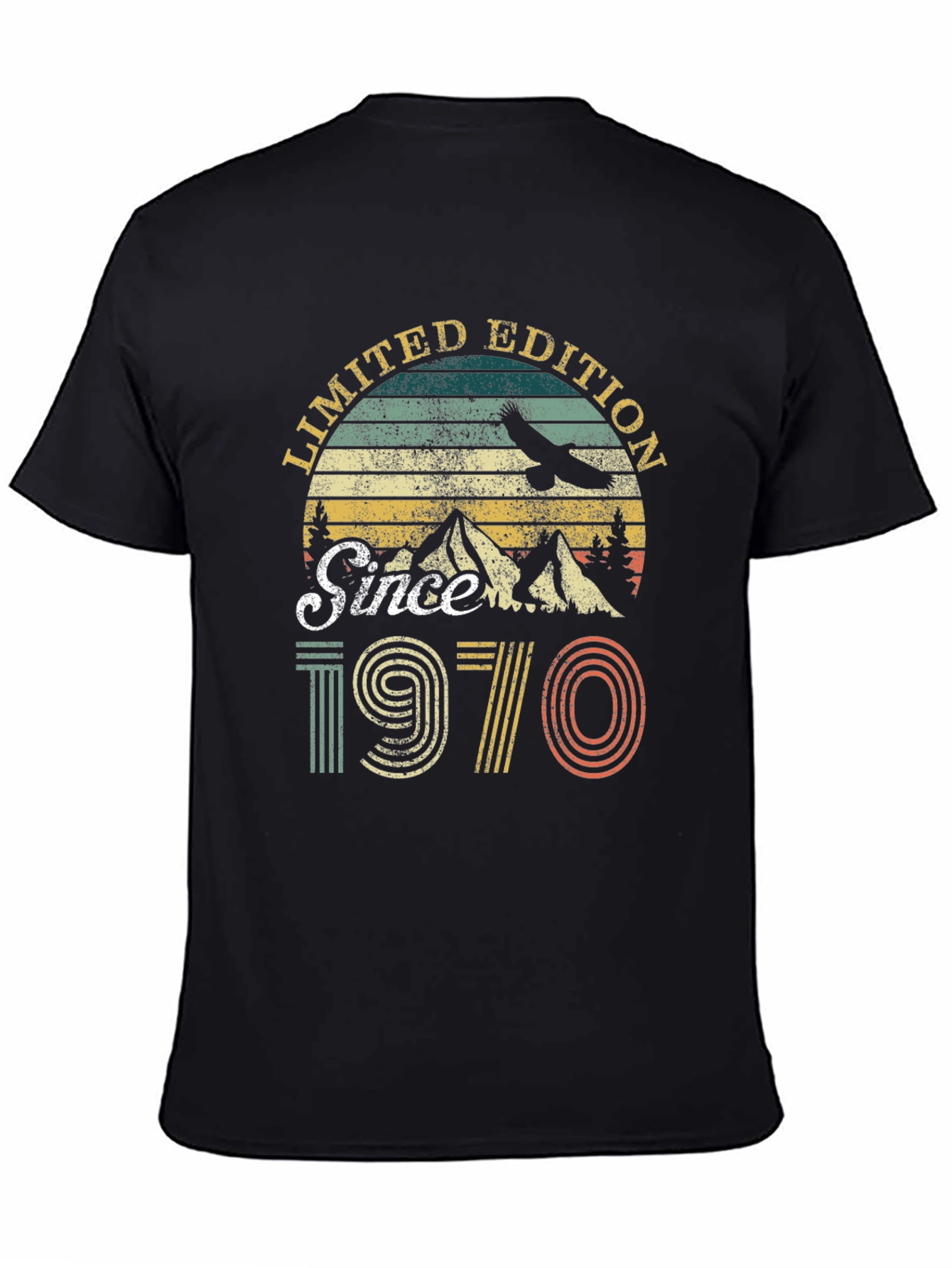 Black Limited Edition Since 1970 Graphic T-Shirt view 4