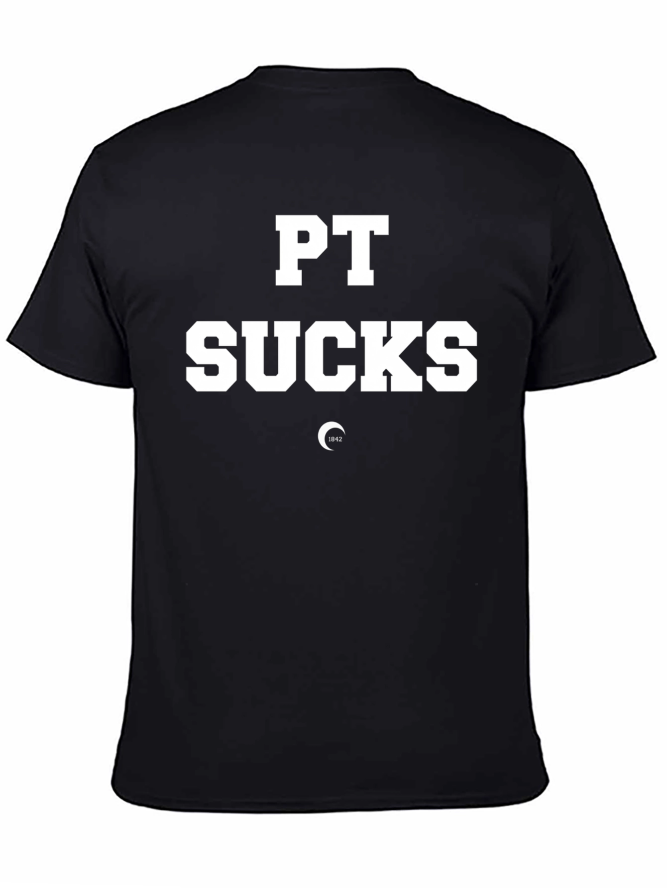 Black PT Sucks T-Shirt - Funny Workout Tee view 4