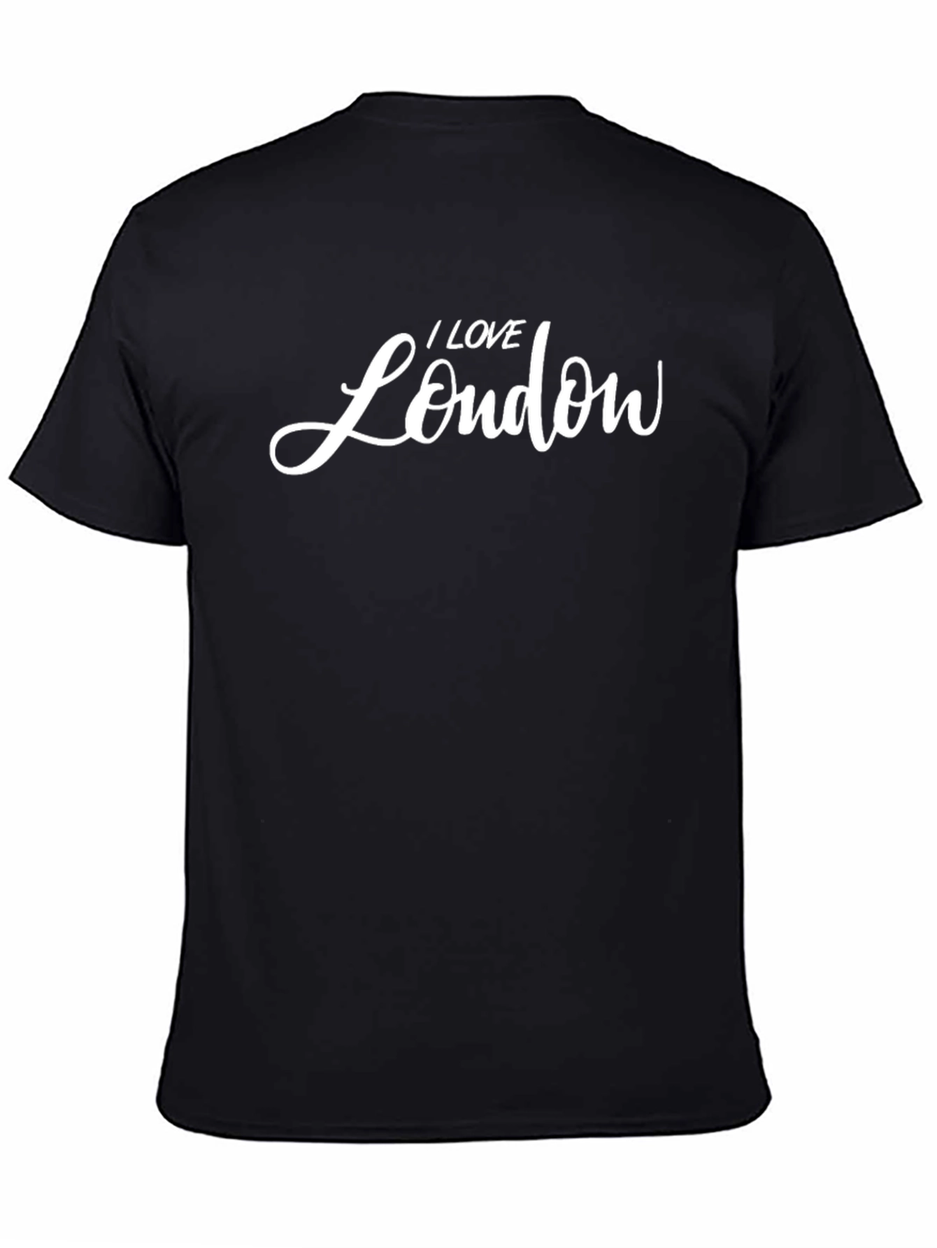 Black I Love London Black Graphic Tee view 4