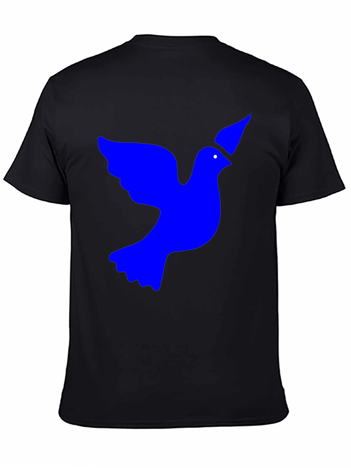 Black Dove Graphic Tee - Black Cotton Blend view 4