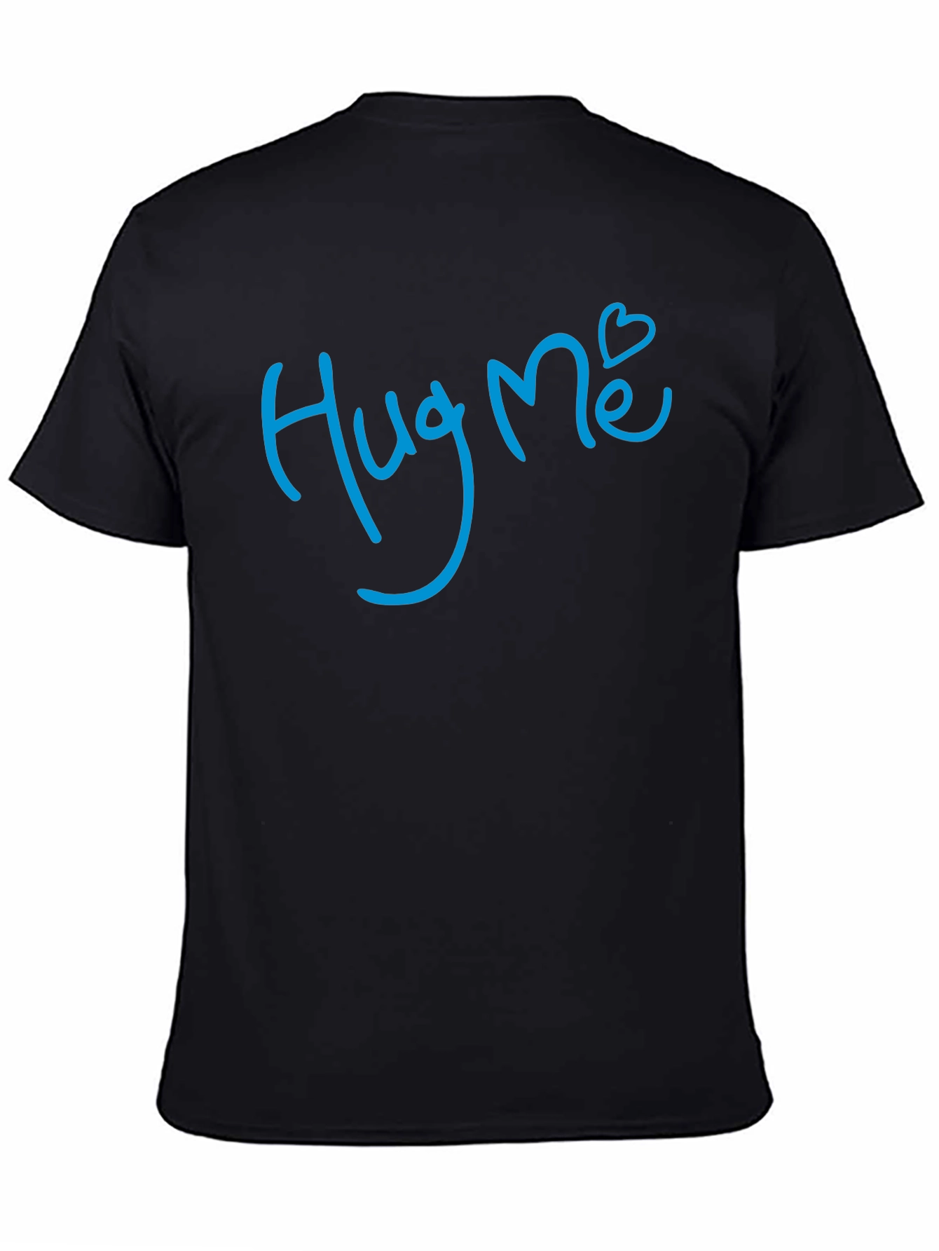 Black Hug Me T-Shirt: Cute & Comfy Unisex Tee view 4