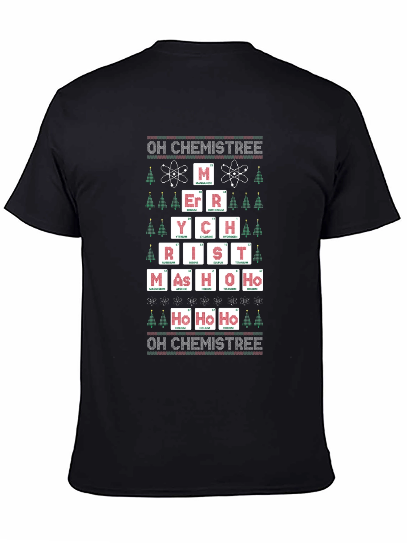 Oh Chemistree! Periodic Table Christmas T-Shirt - 4