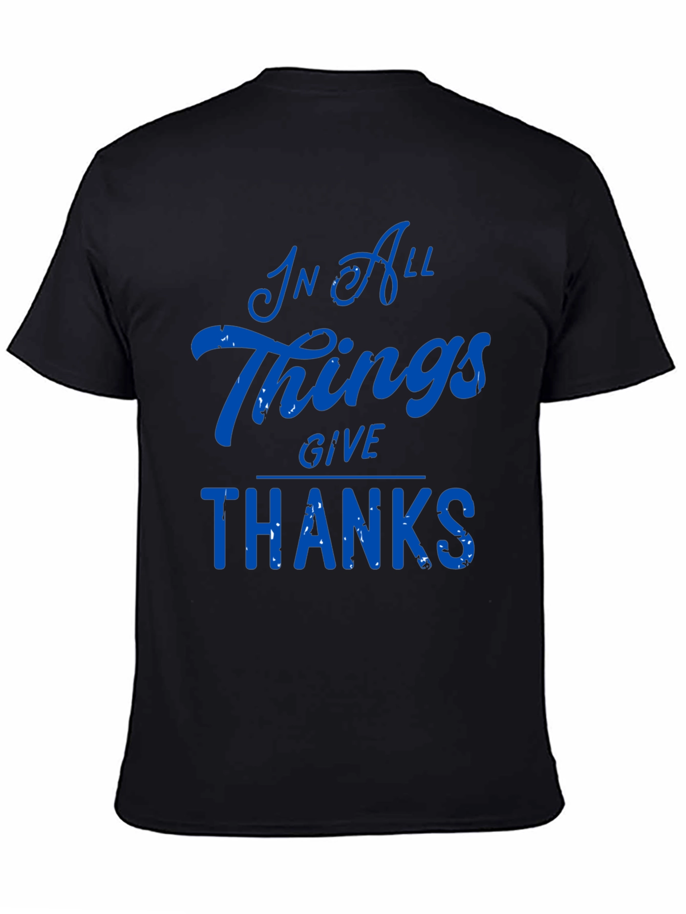 Black In All Things Give Thanks Tee view 4