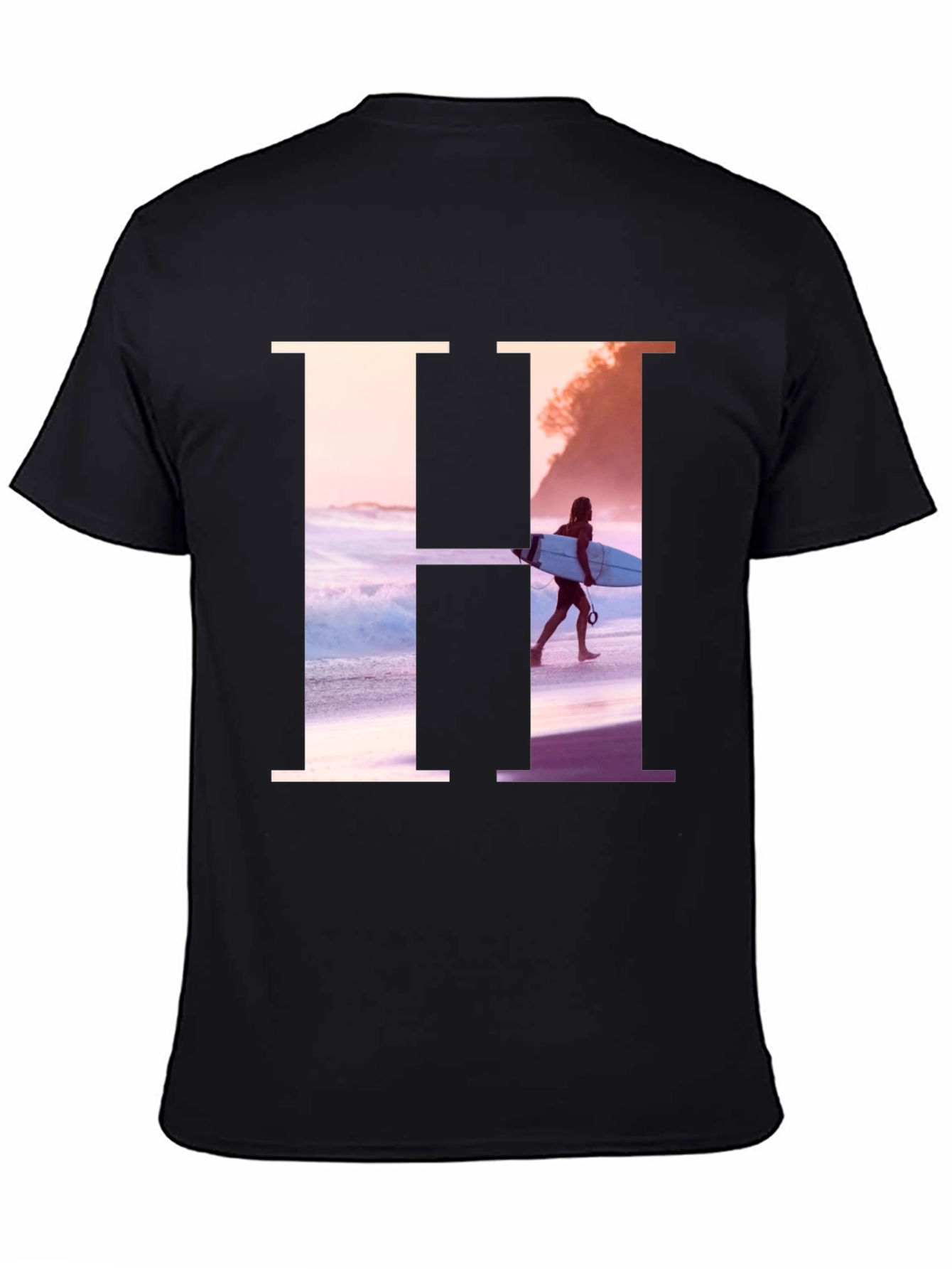Black Surf's Up Graphic Tee - Beach Vibes view 4