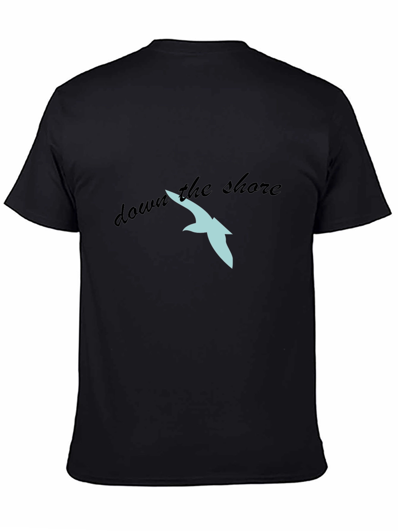 Black Shore Bird T-Shirt view 4
