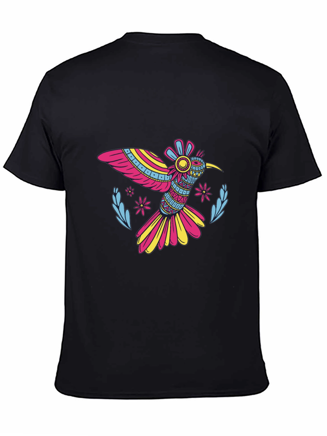 Black Hummingbird Graphic T-Shirt - Vibrant & Stylish! view 4