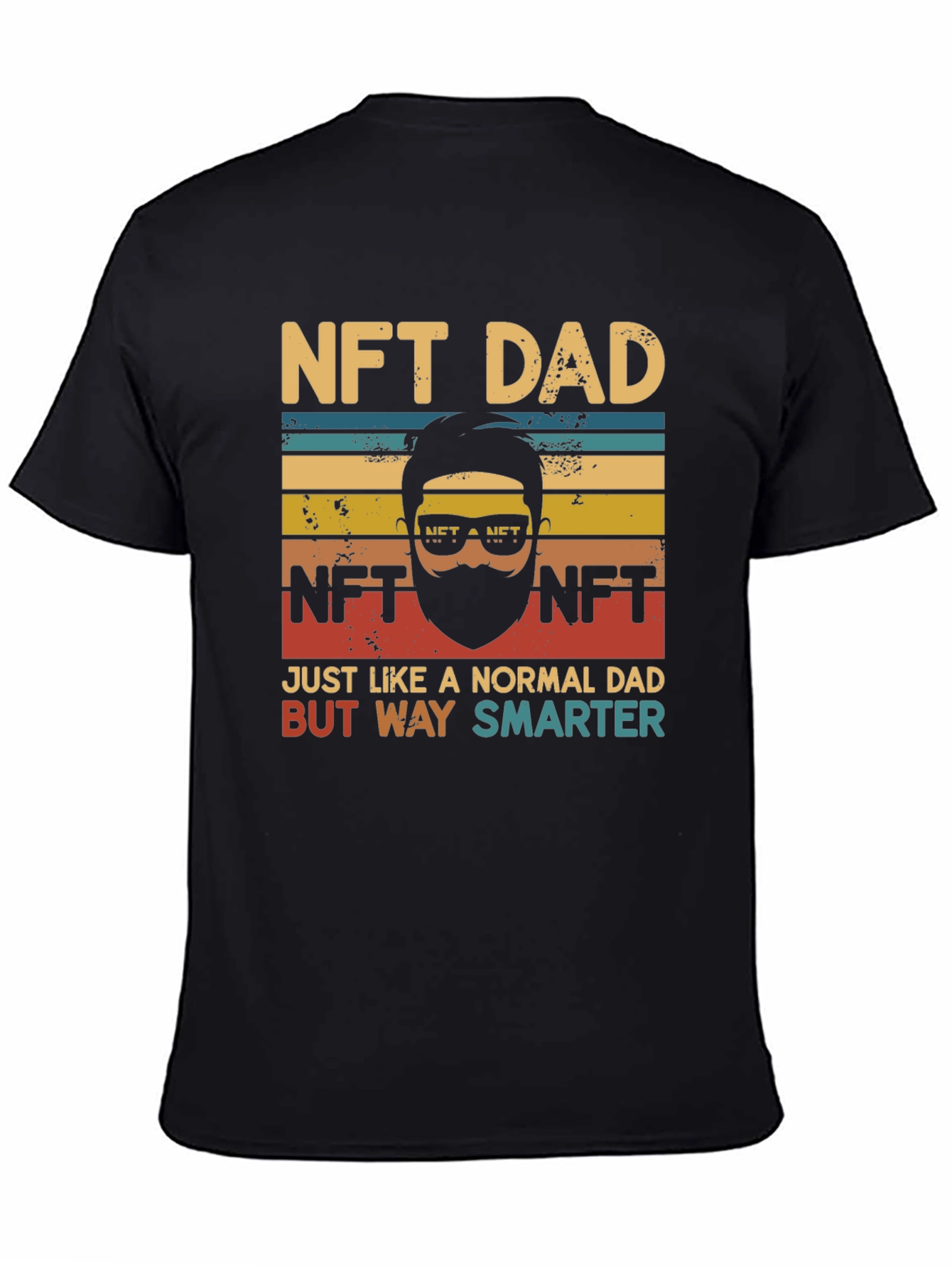 Black NFT Dad Graphic T-Shirt view 4