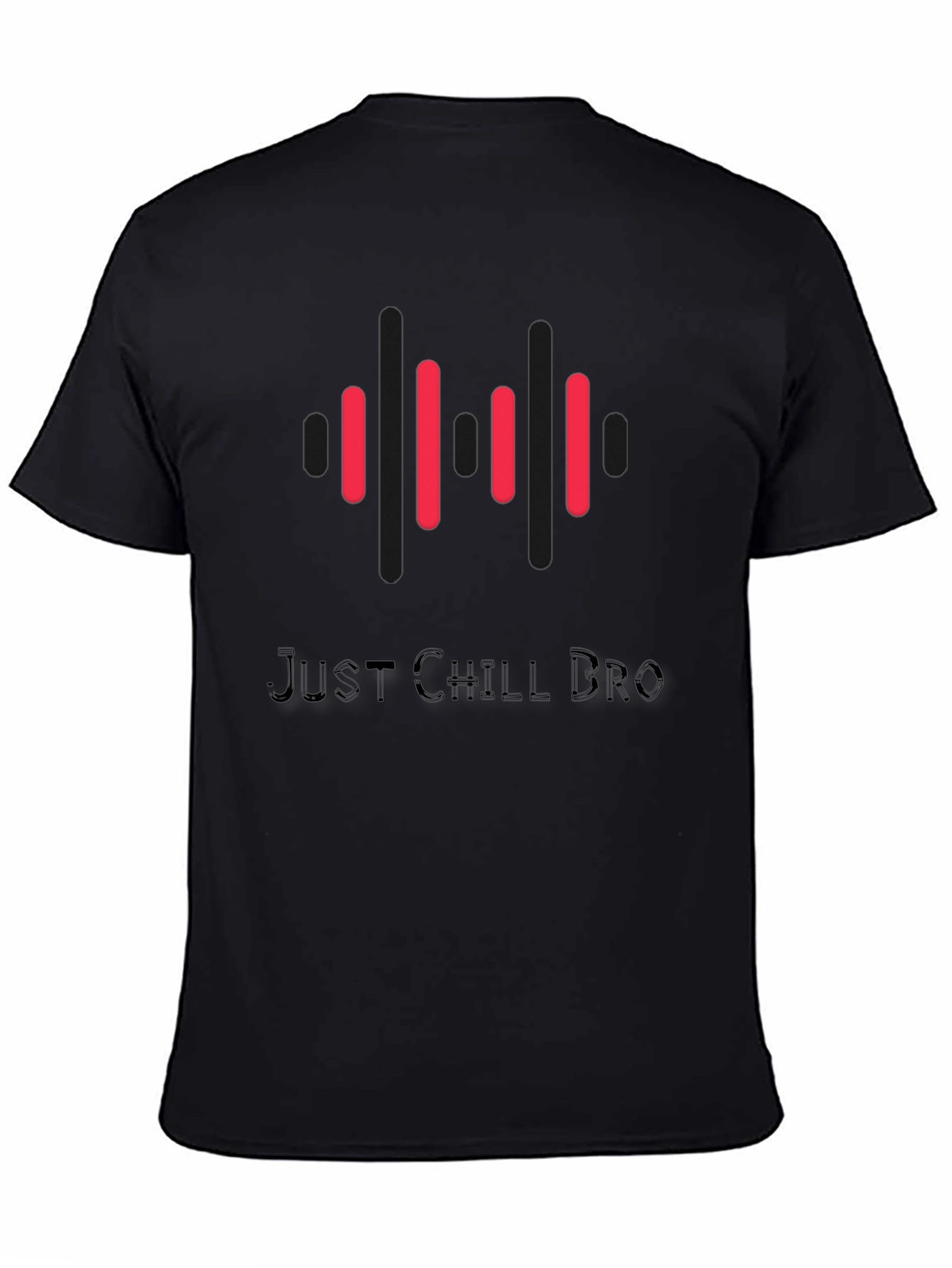 Black Chill Bro Graphic Tee - Cool & Casual view 4