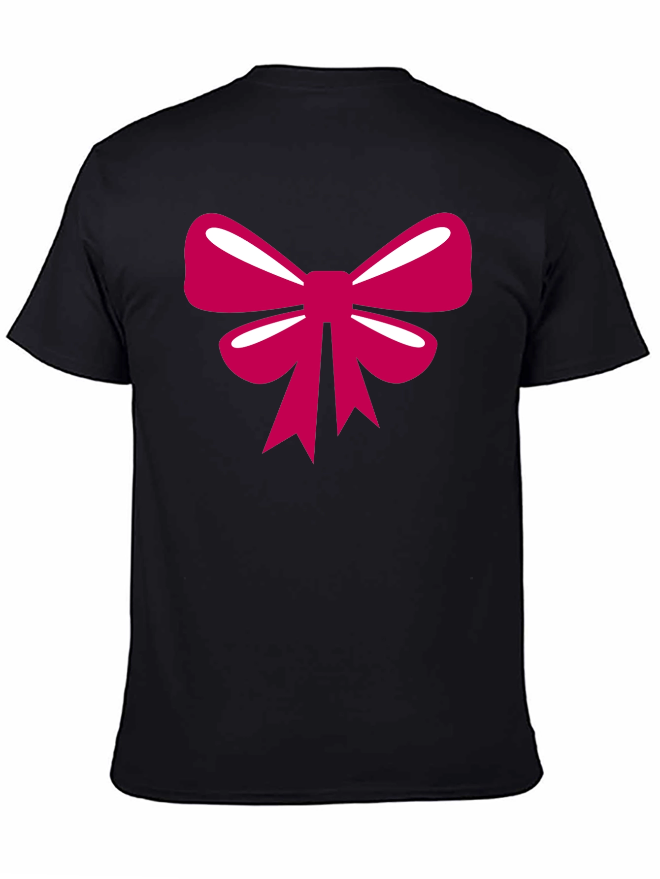 Black Bow Graphic T-Shirt - Stylish Casual Tee view 4