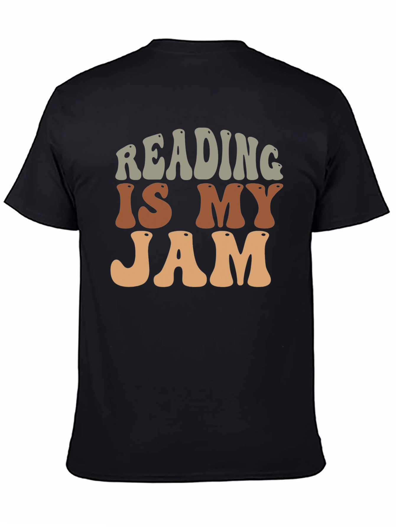Black Reading Is My Jam Retro Graphic Tee view 4