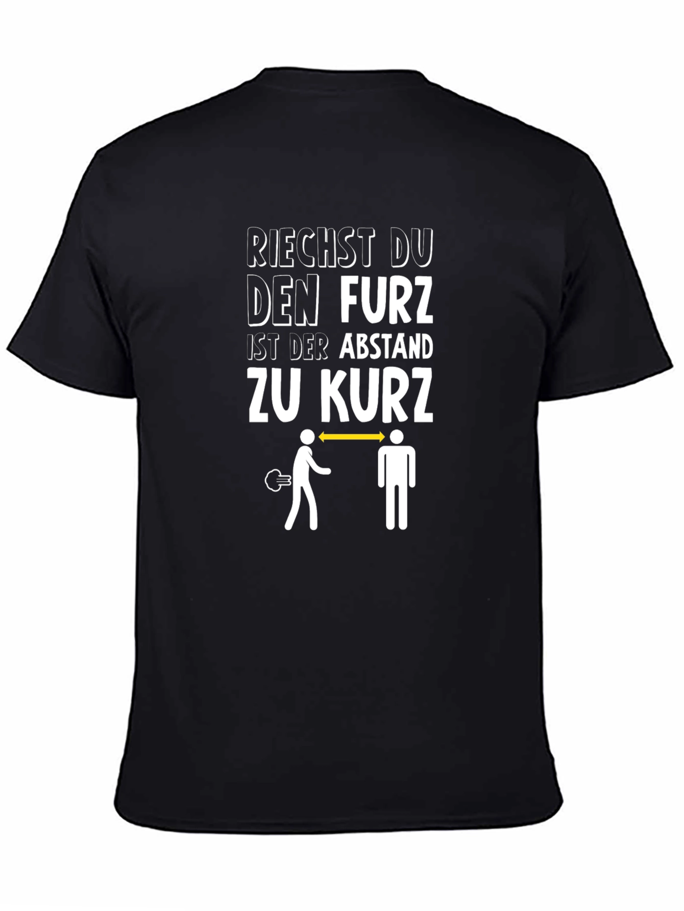 Black Funny German Fart Joke T-Shirt view 4