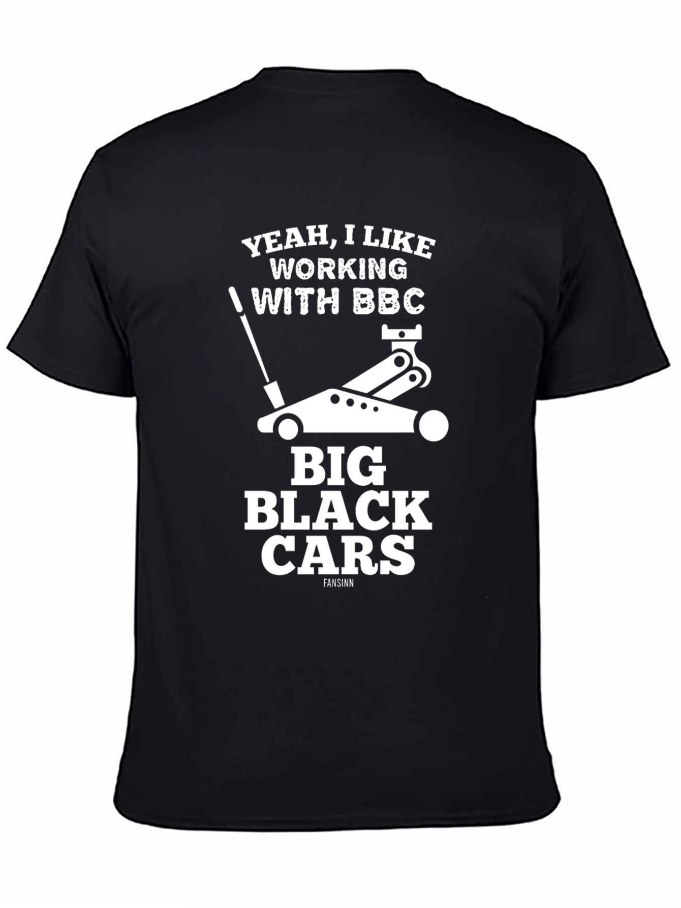 Black Yeah, I Like Working With BBC T-Shirt view 4