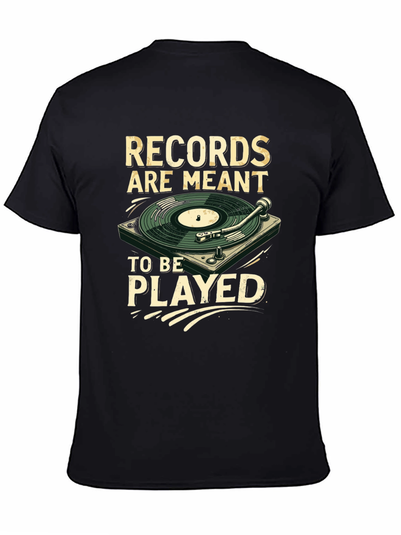 Black Records Are Meant To Be Played T-Shirt view 4