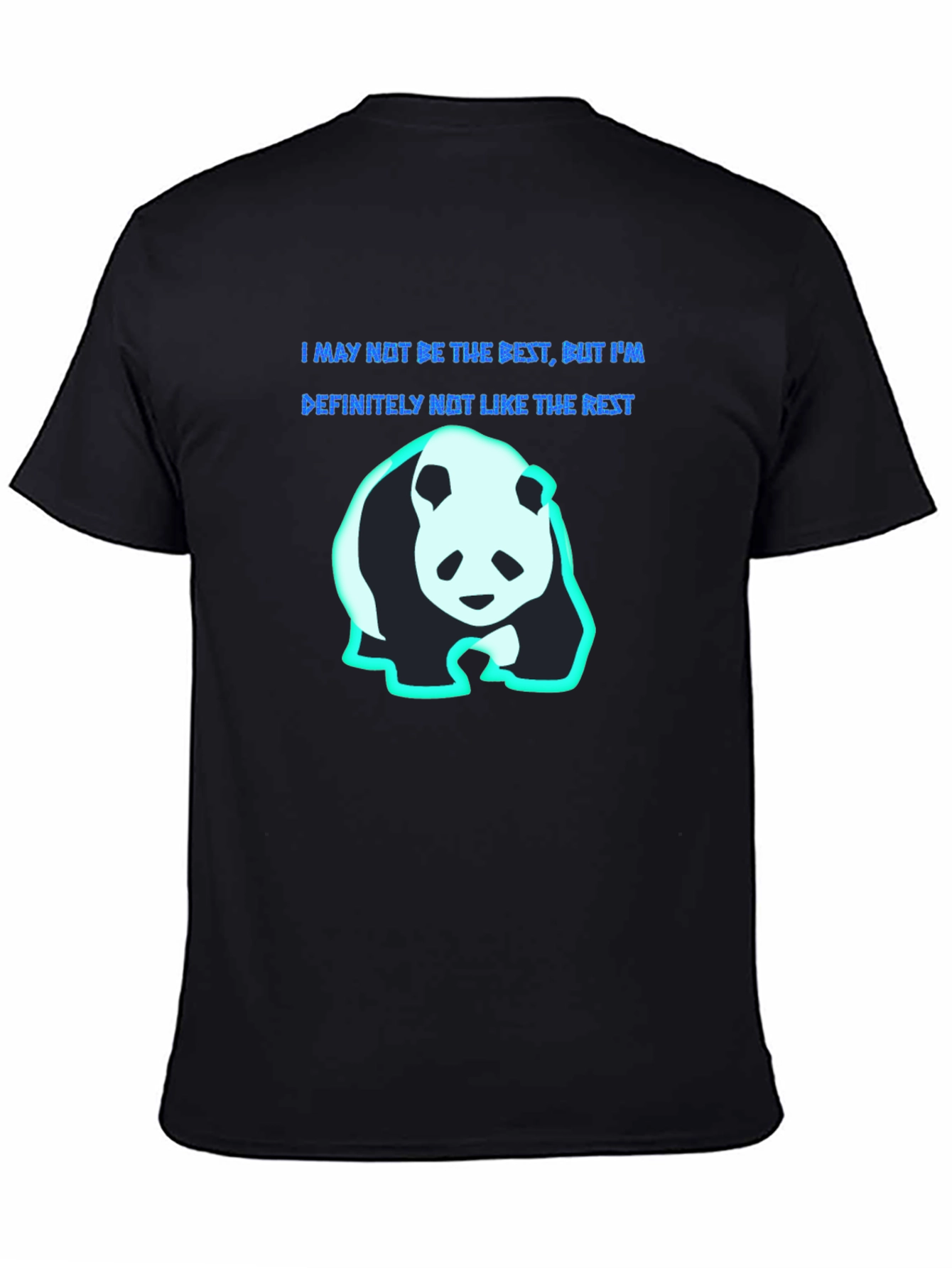 Black Panda Graphic T-Shirt - I'm Not Like The Rest view 4