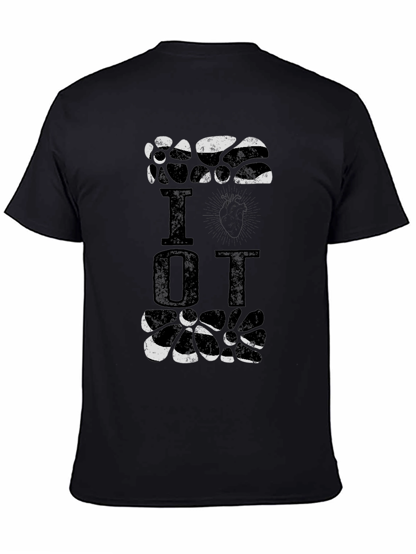 Black I Heart OT Black T-Shirt view 4