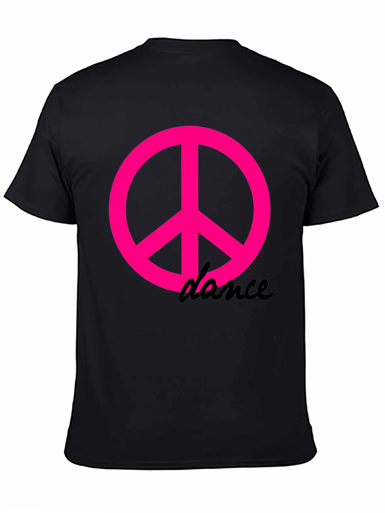 Black Peace & Dance Black T-Shirt view 4