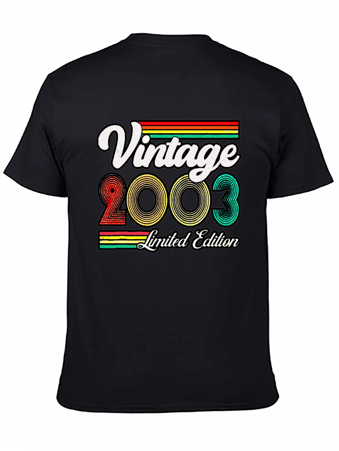 Black Vintage 2003 Limited Edition Graphic T-Shirt view 4