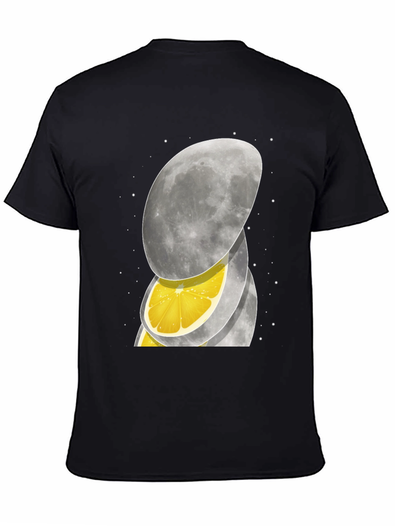 Black Lemon Moon Graphic Tee - Unique Design! view 4