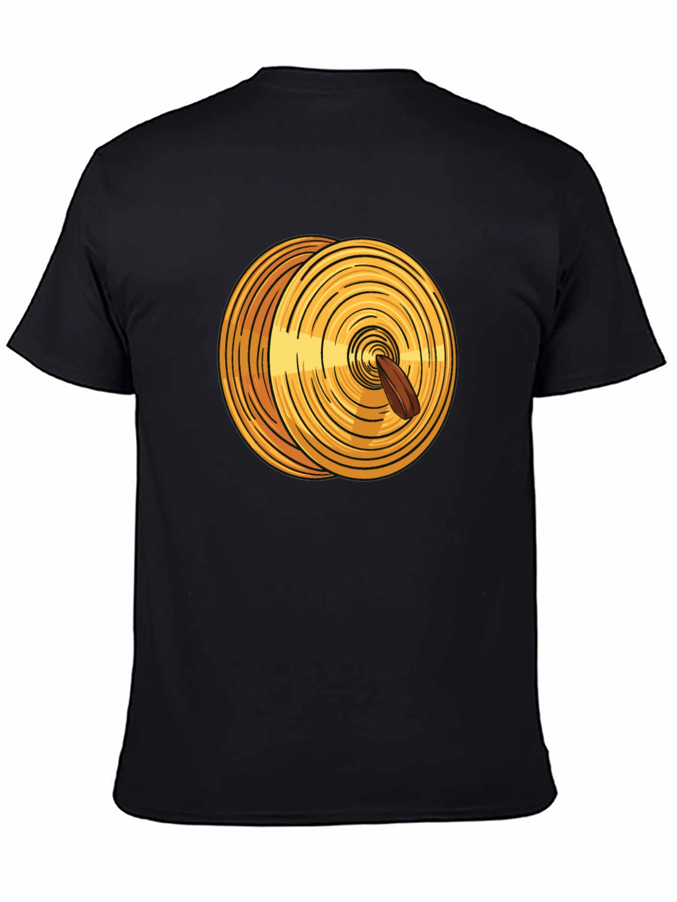 Black Cymbals Drummer Musician Graphic Tee view 4
