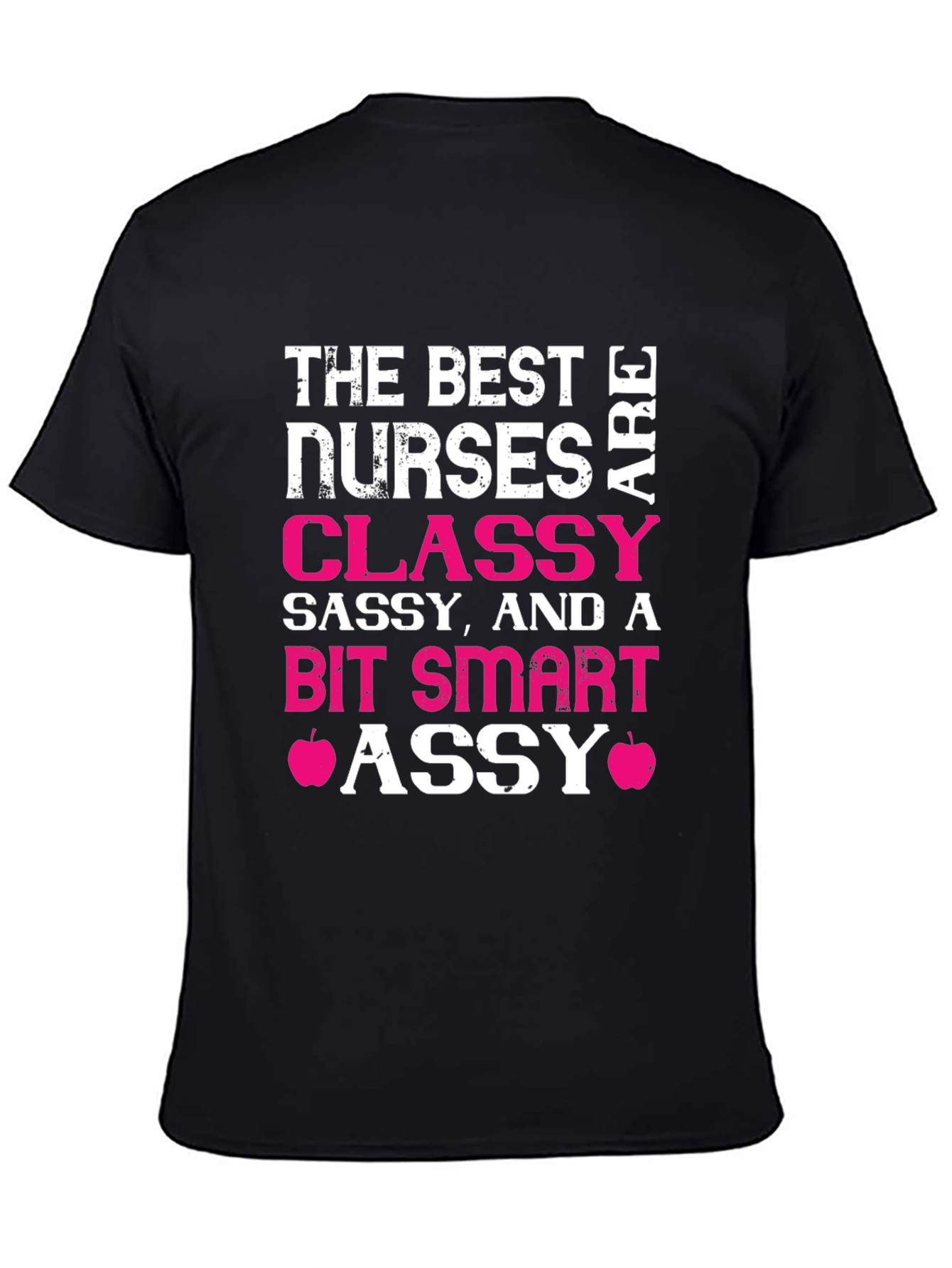 Black Classy Nurse Graphic Tee view 4
