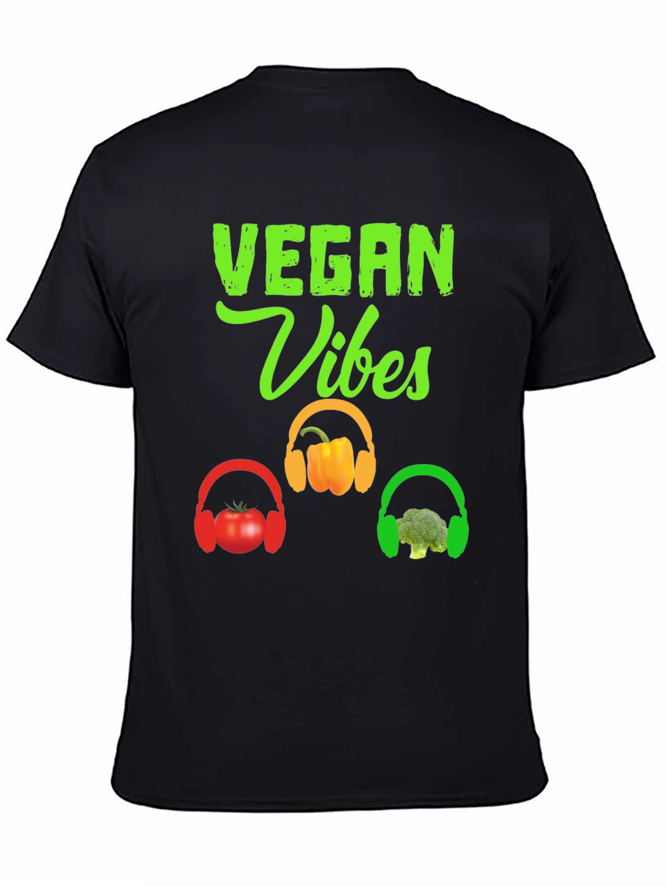 Vegan Vibes Graphic Tee - 4
