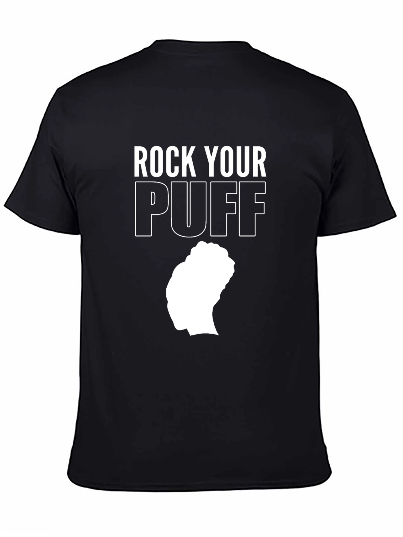 Black Rock Your Puff T-Shirt - Black Graphic Tee view 4