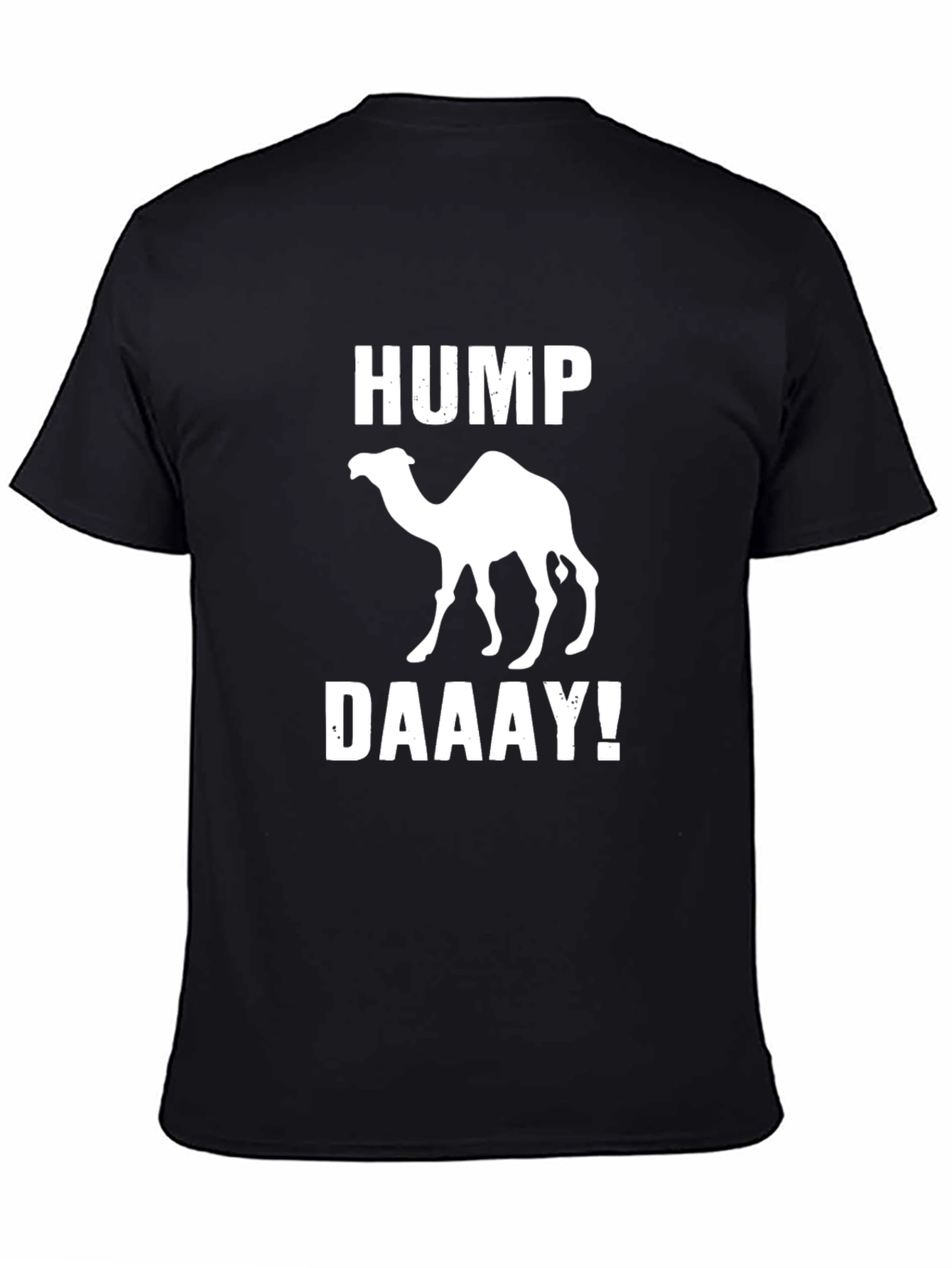 Black Hump Daaay T-Shirt - Funny Camel Design view 4