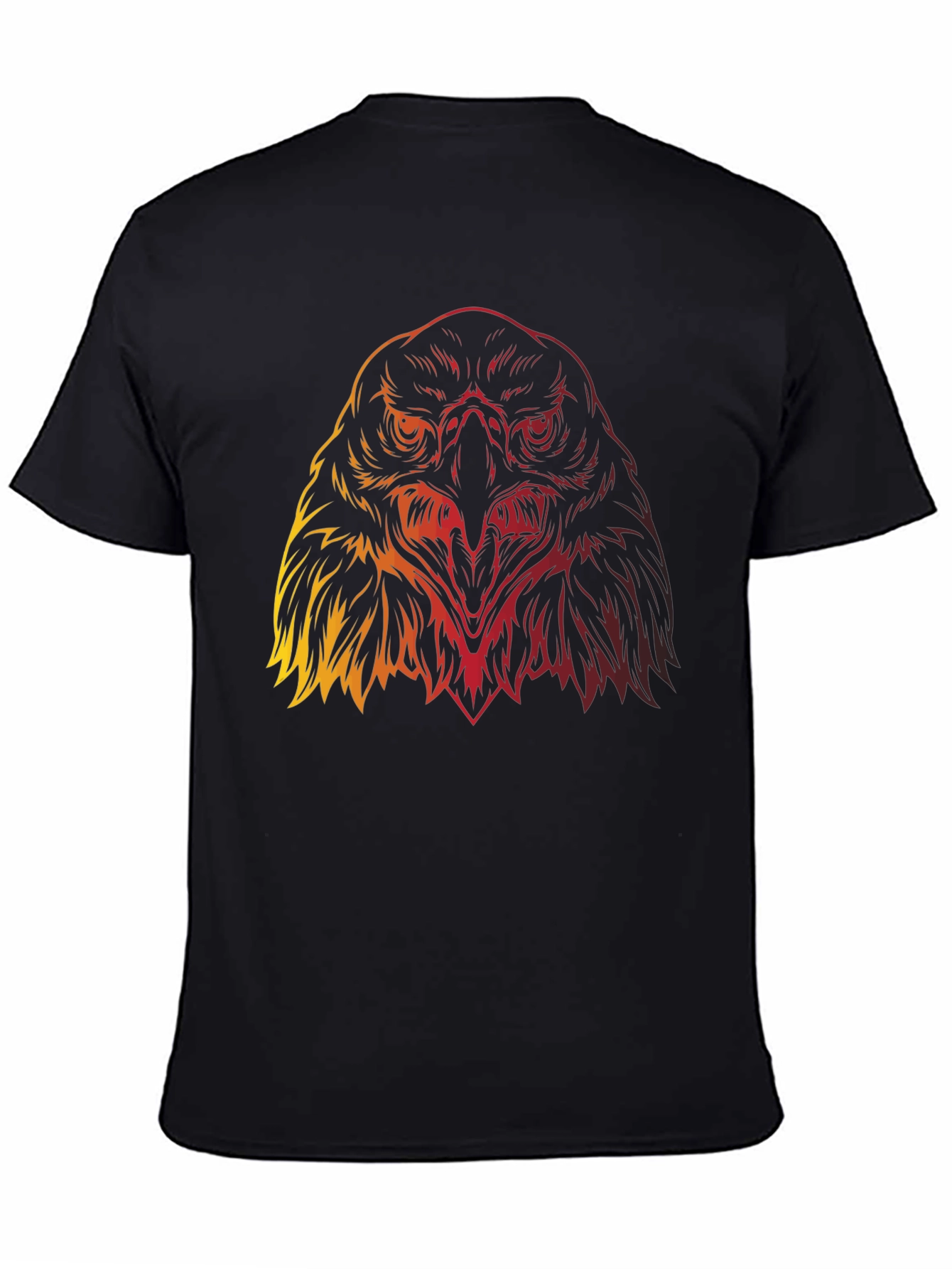 Black Eagle Graphic Tee - Men's Black T-Shirt view 4