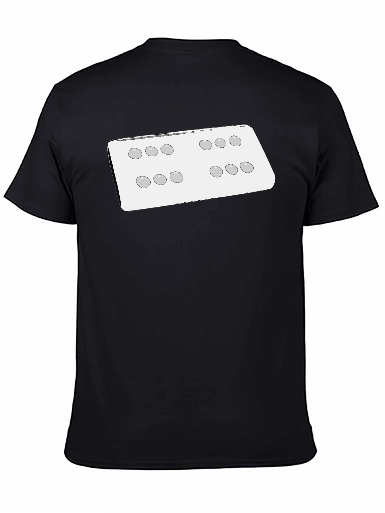Black Dice Array Graphic Tee - Black view 4