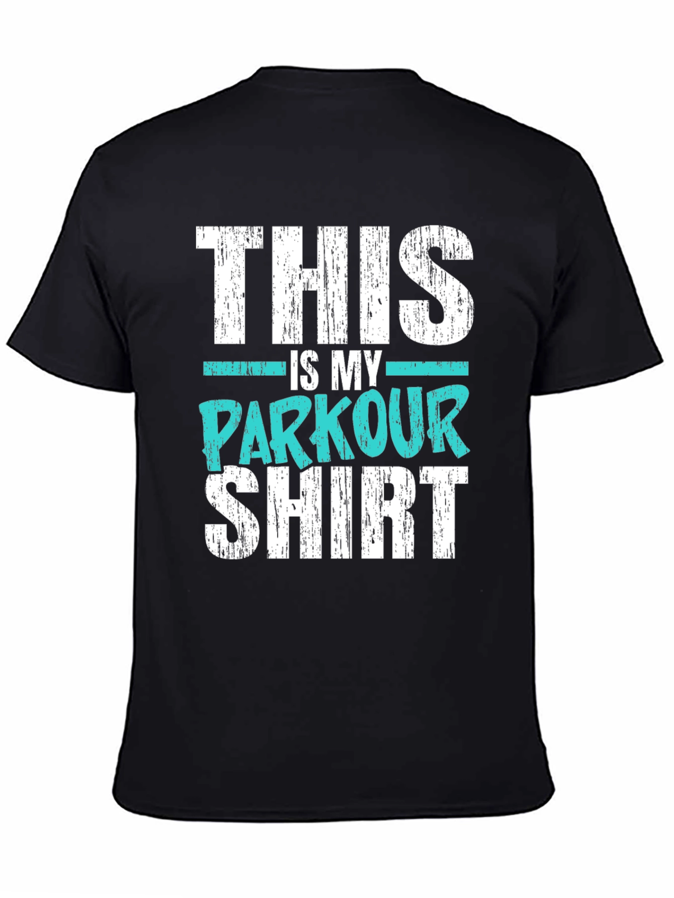 Black This is My Parkour Shirt - Black Graphic Tee view 4