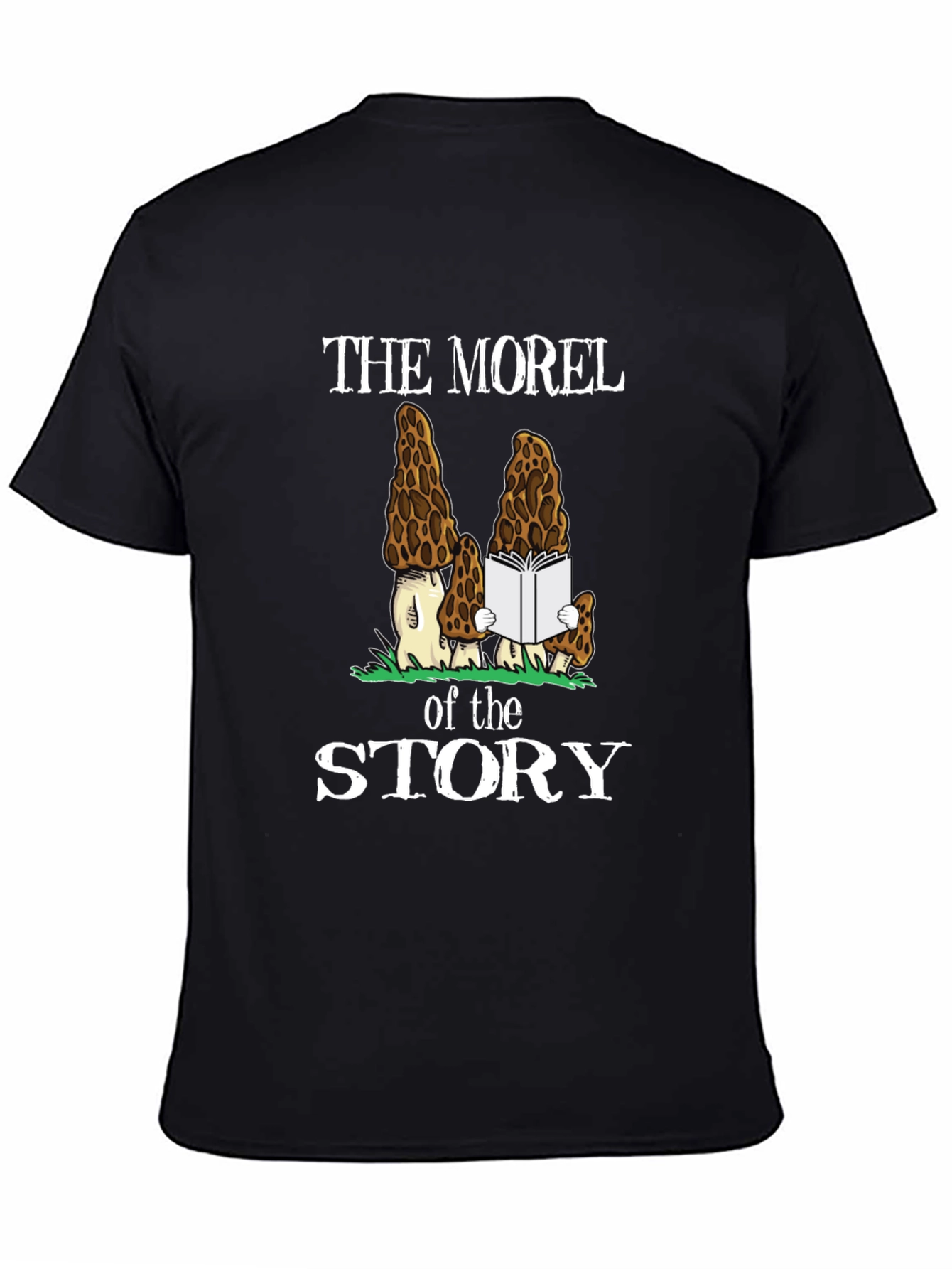 Black The Morel of the Story T-Shirt view 4
