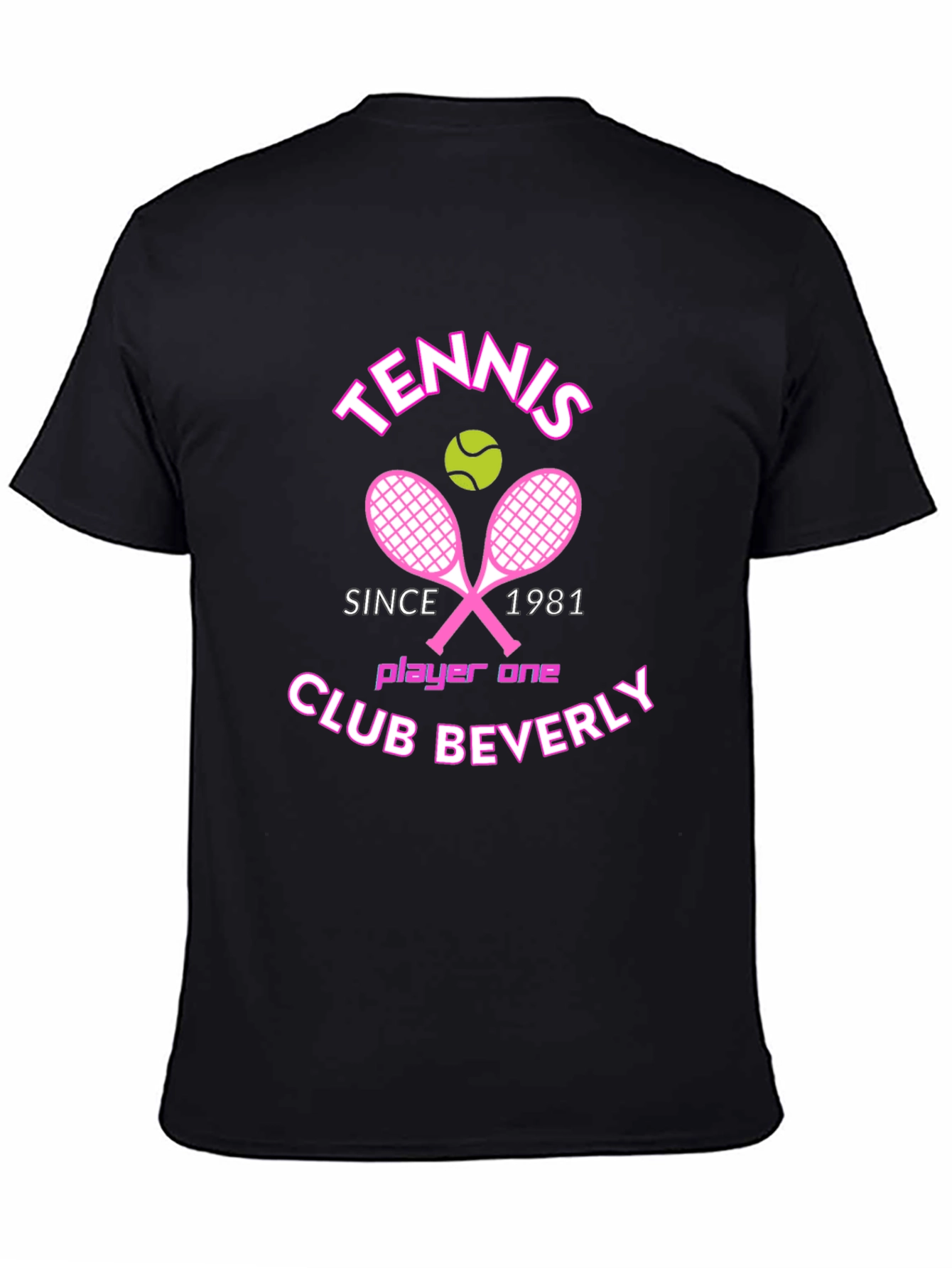 Black Tennis Club Beverly T-Shirt view 4
