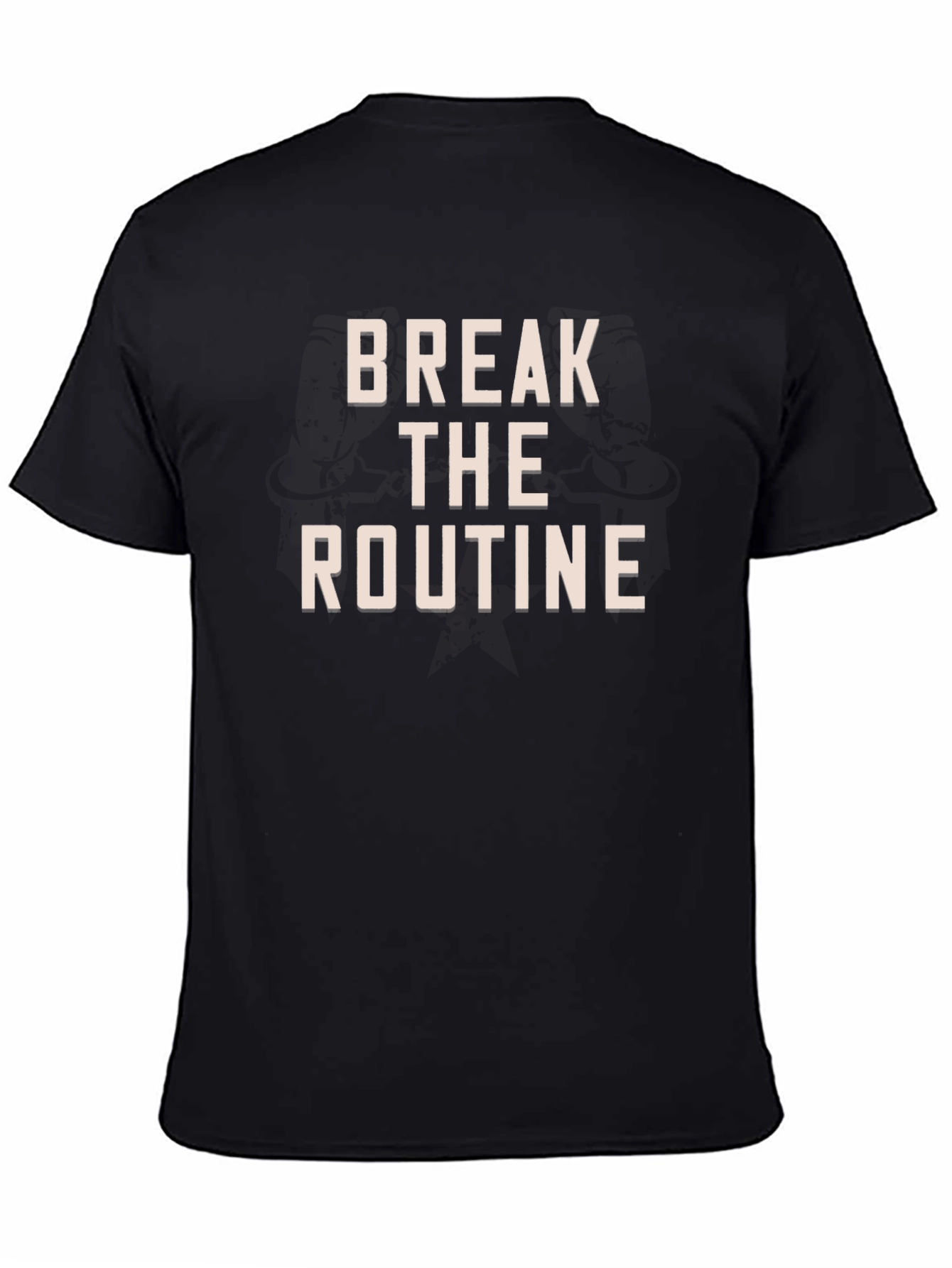 Black Break the Routine Graphic Tee - Men's view 4