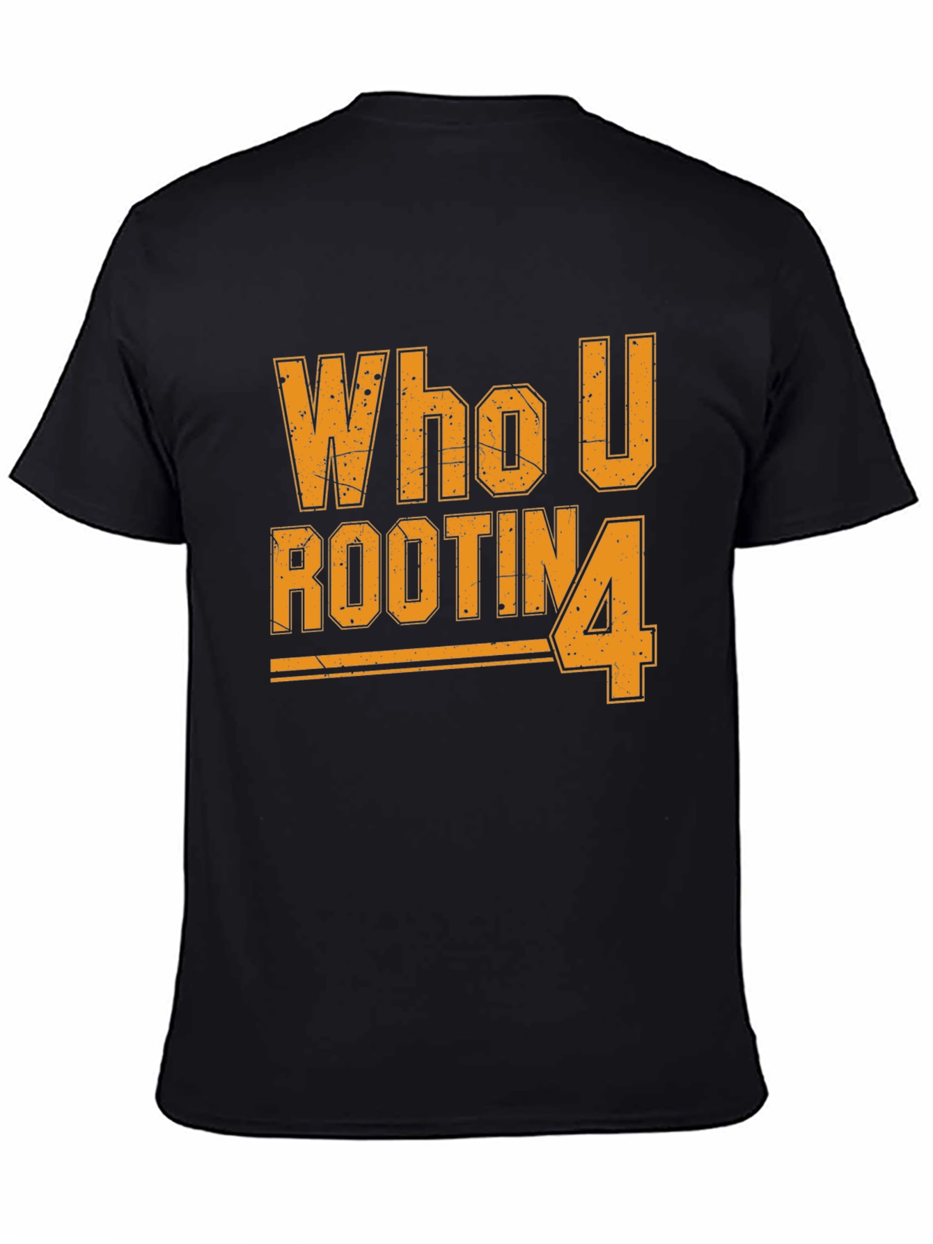 Black Who U Rootin 4 Graphic Tee view 4