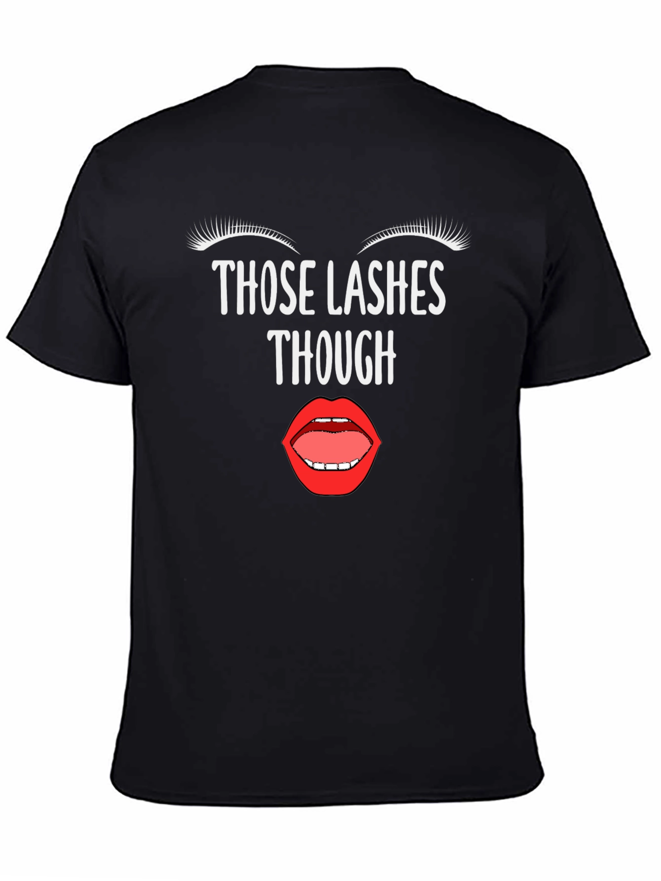 Black Lashes Though Graphic Tee - Unisex Fashion view 4