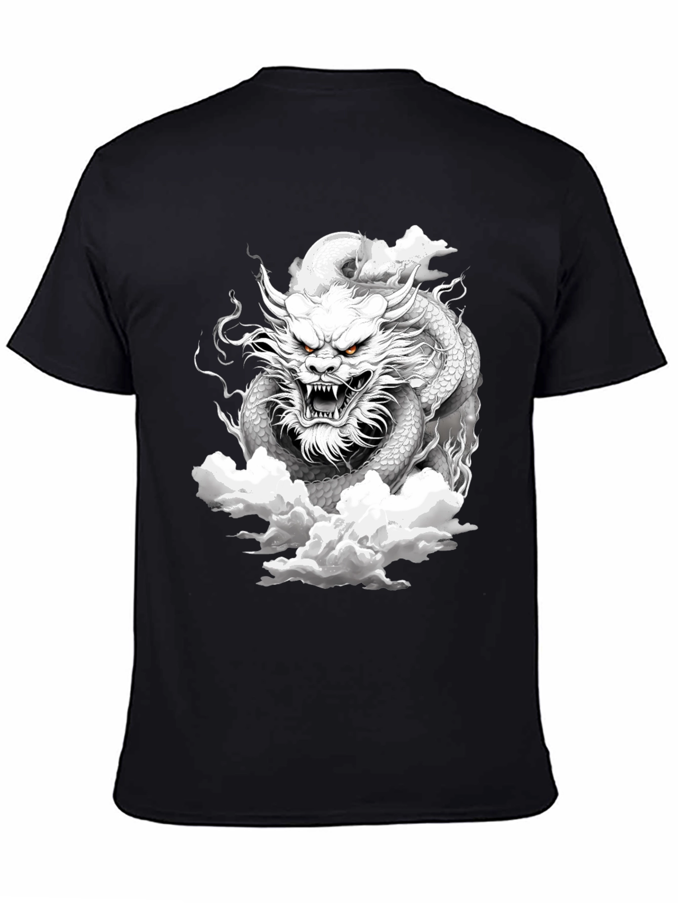 Black Dragon Graphic Tee - Black view 4