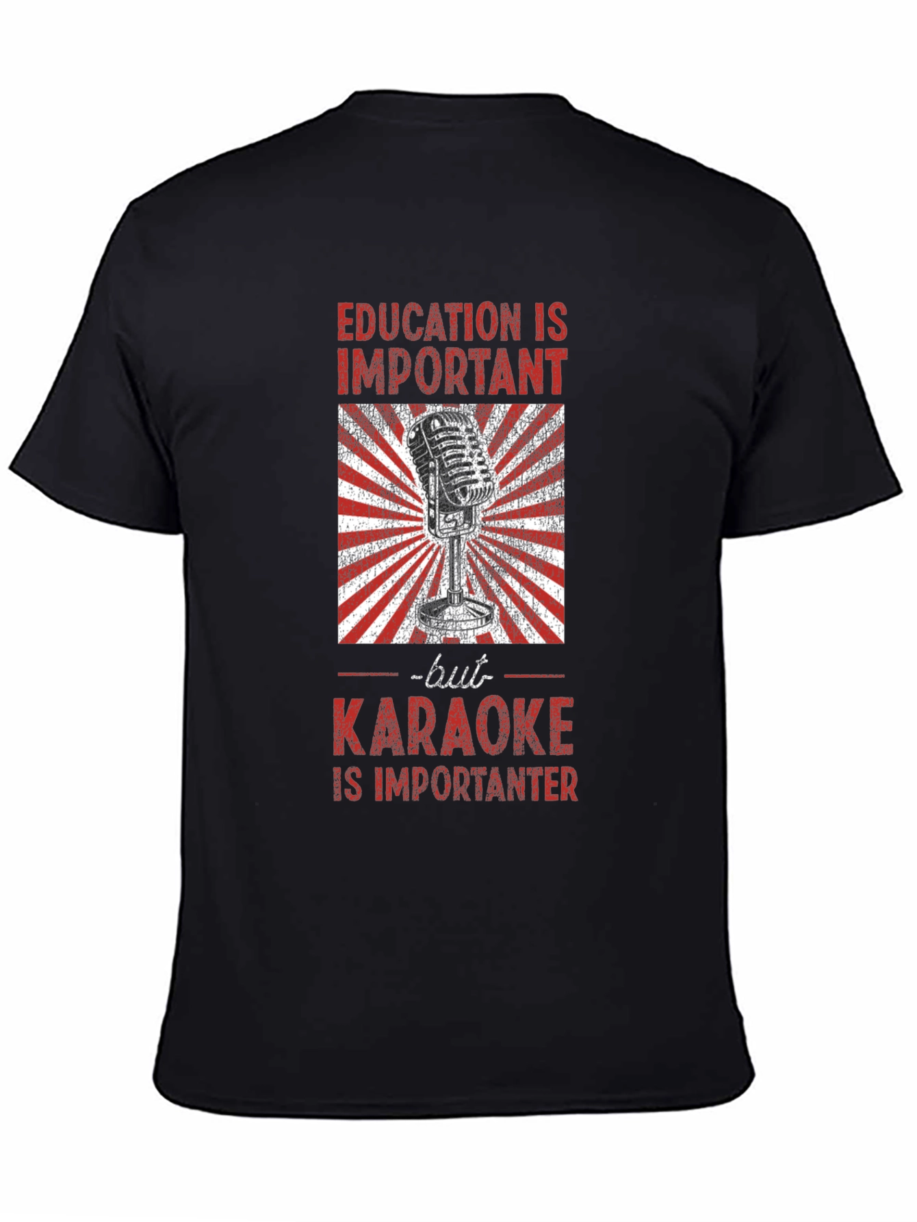 Black Karaoke is Importanter T-Shirt view 4