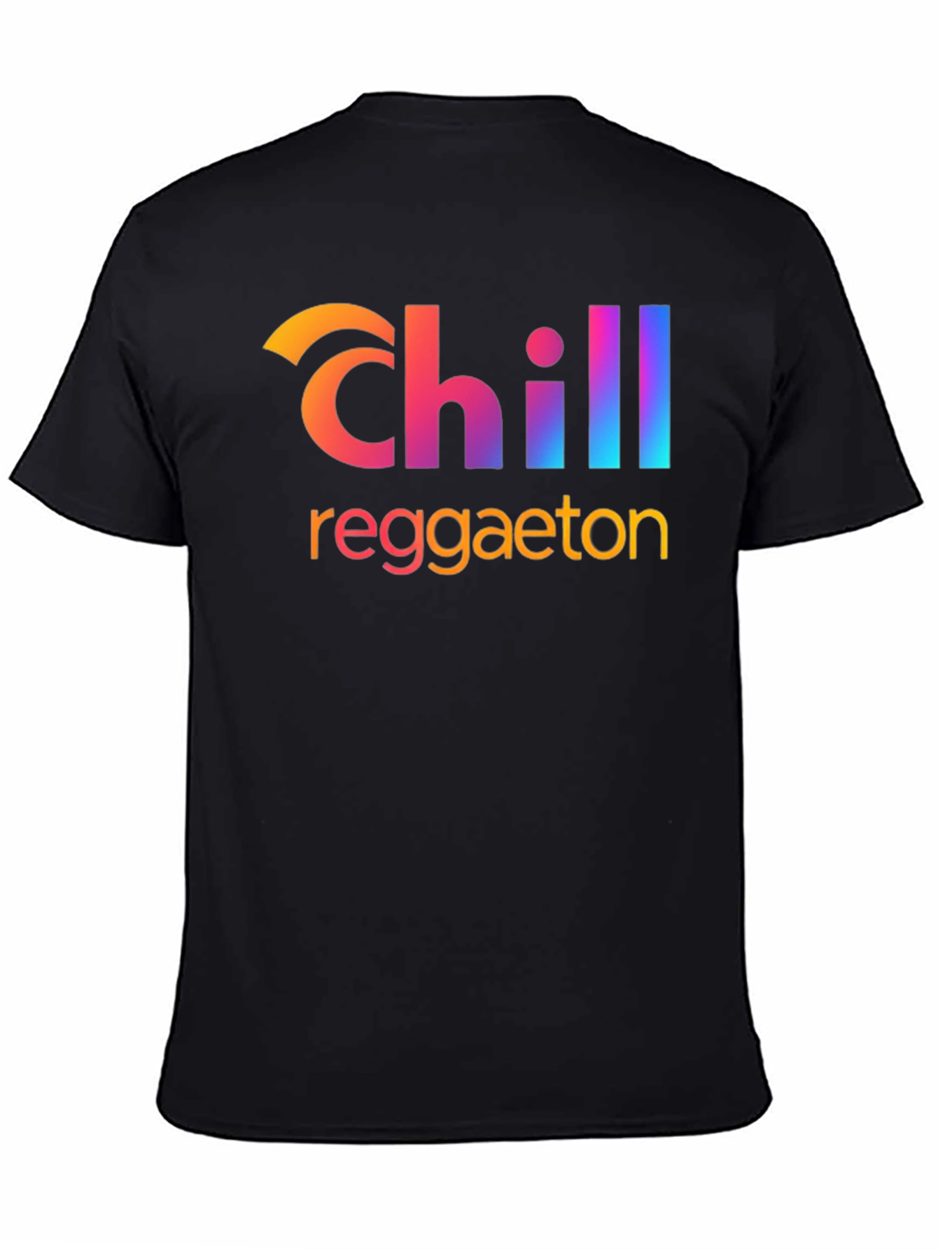 Black Chill Reggaeton Graphic T-Shirt view 4